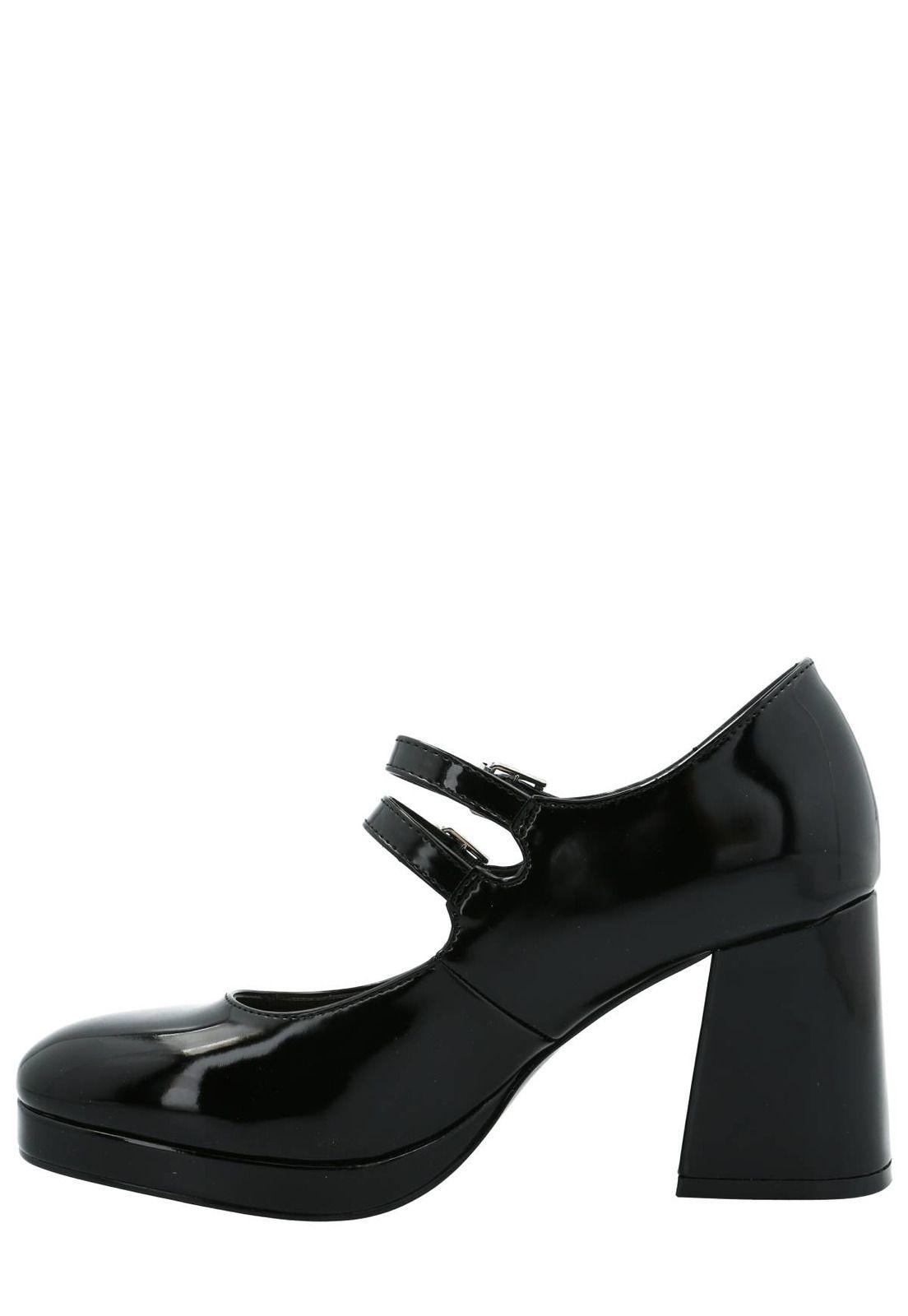 Zapato Mary Jane Rangers Mujer Negro-6