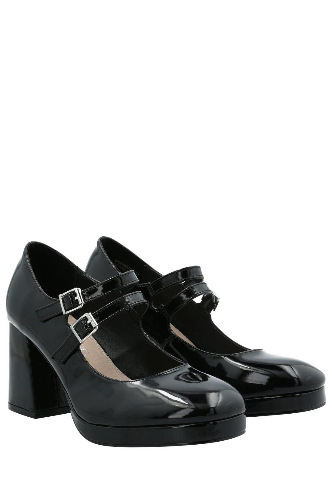 Zapato Mary Jane Rangers Mujer Negro-8