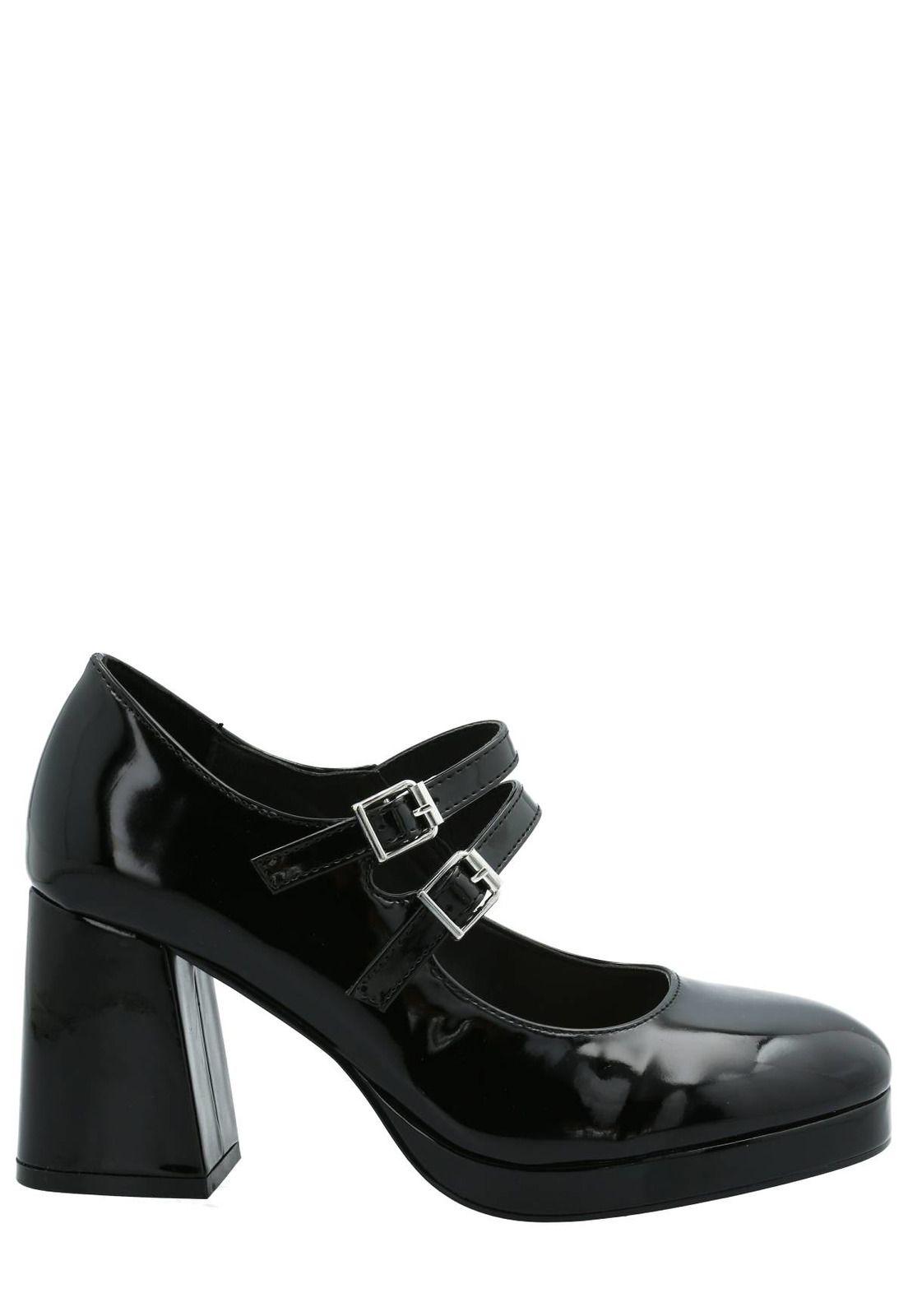 Zapato Mary Jane Rangers Mujer Negro-3