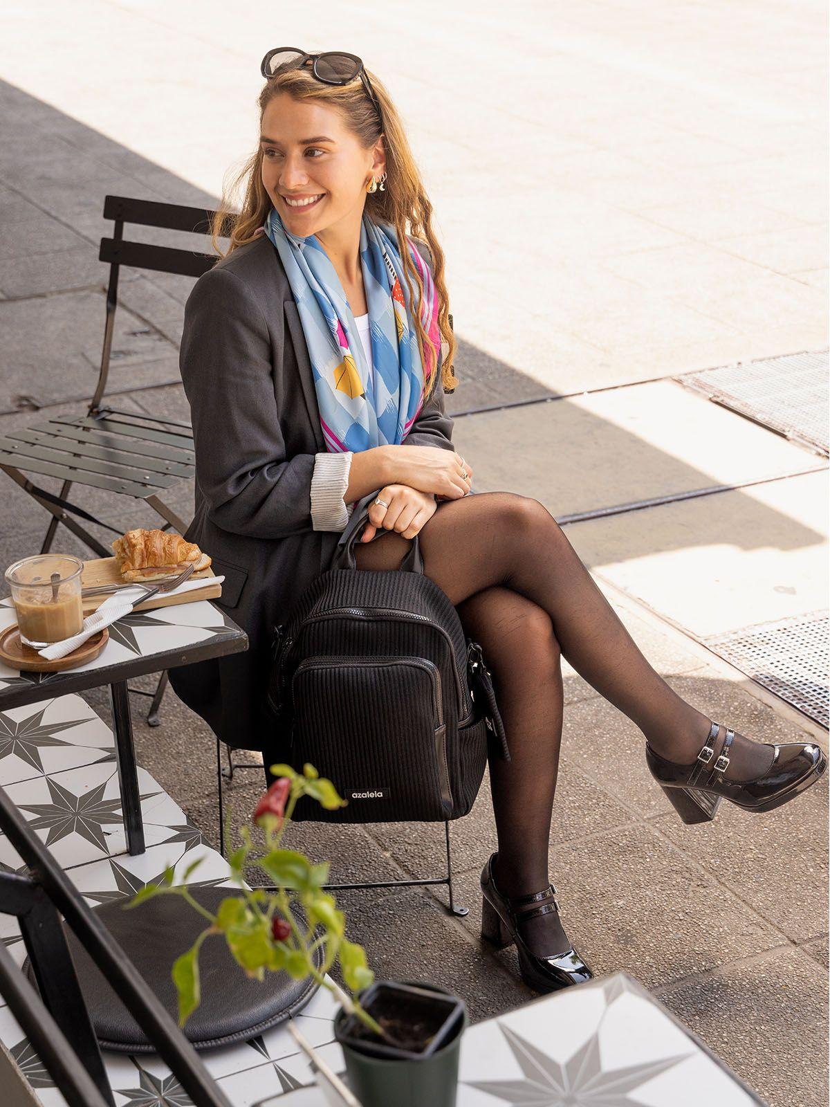 Zapato Mary Jane Rangers Mujer Negro-1