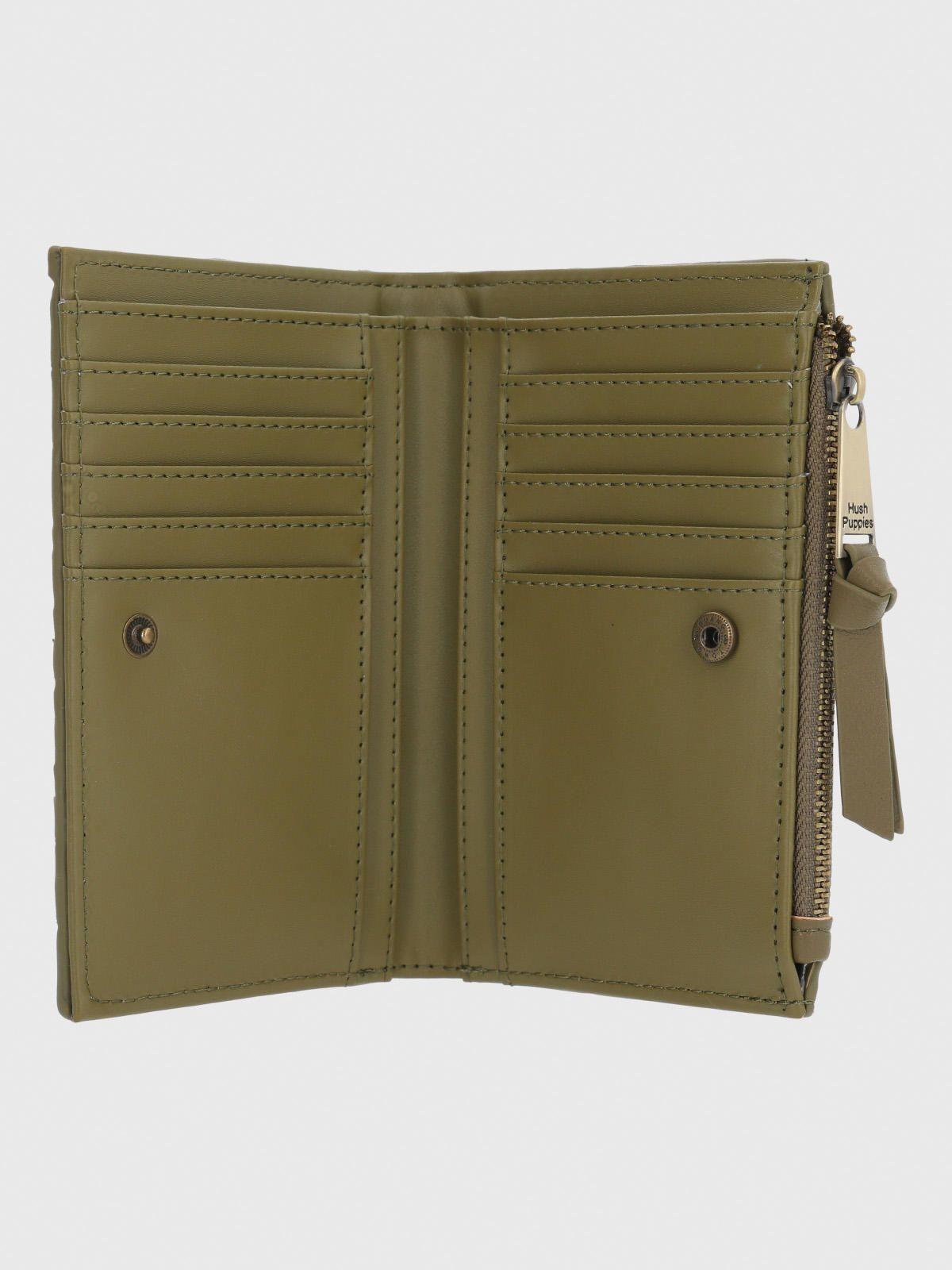Billetera Mujer Brass Wallet Verde-2