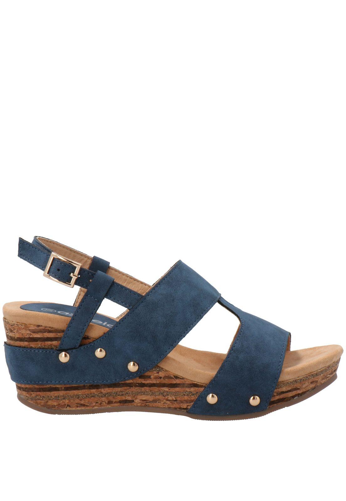 Sandalia Mujer Boni Azul-1