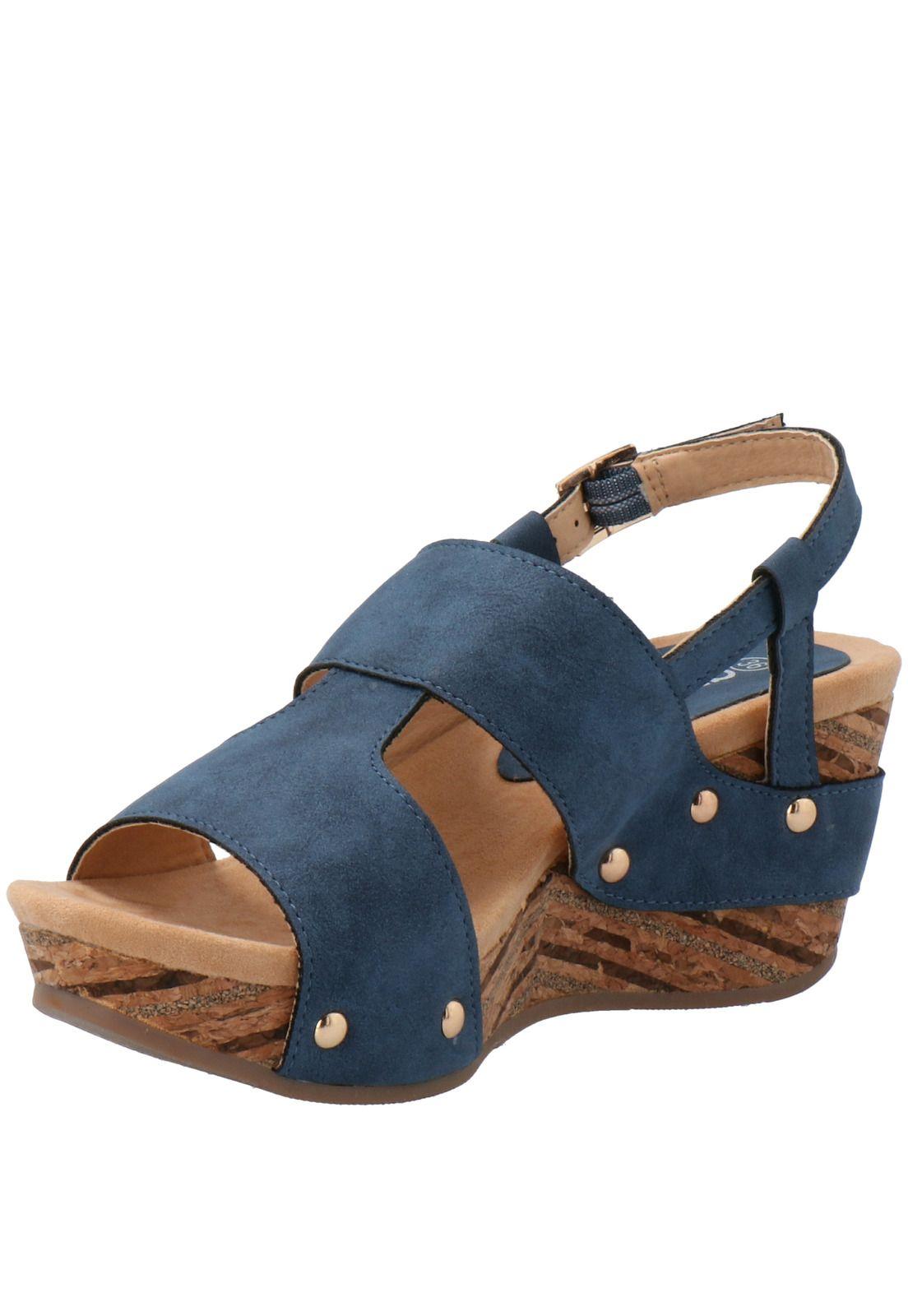 Sandalia Mujer Boni Azul-3