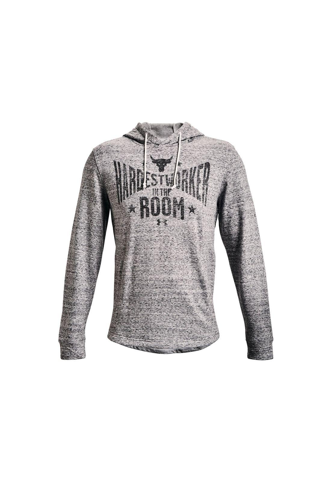 Polerón Train Project Rock Terry Gris Hombre-0