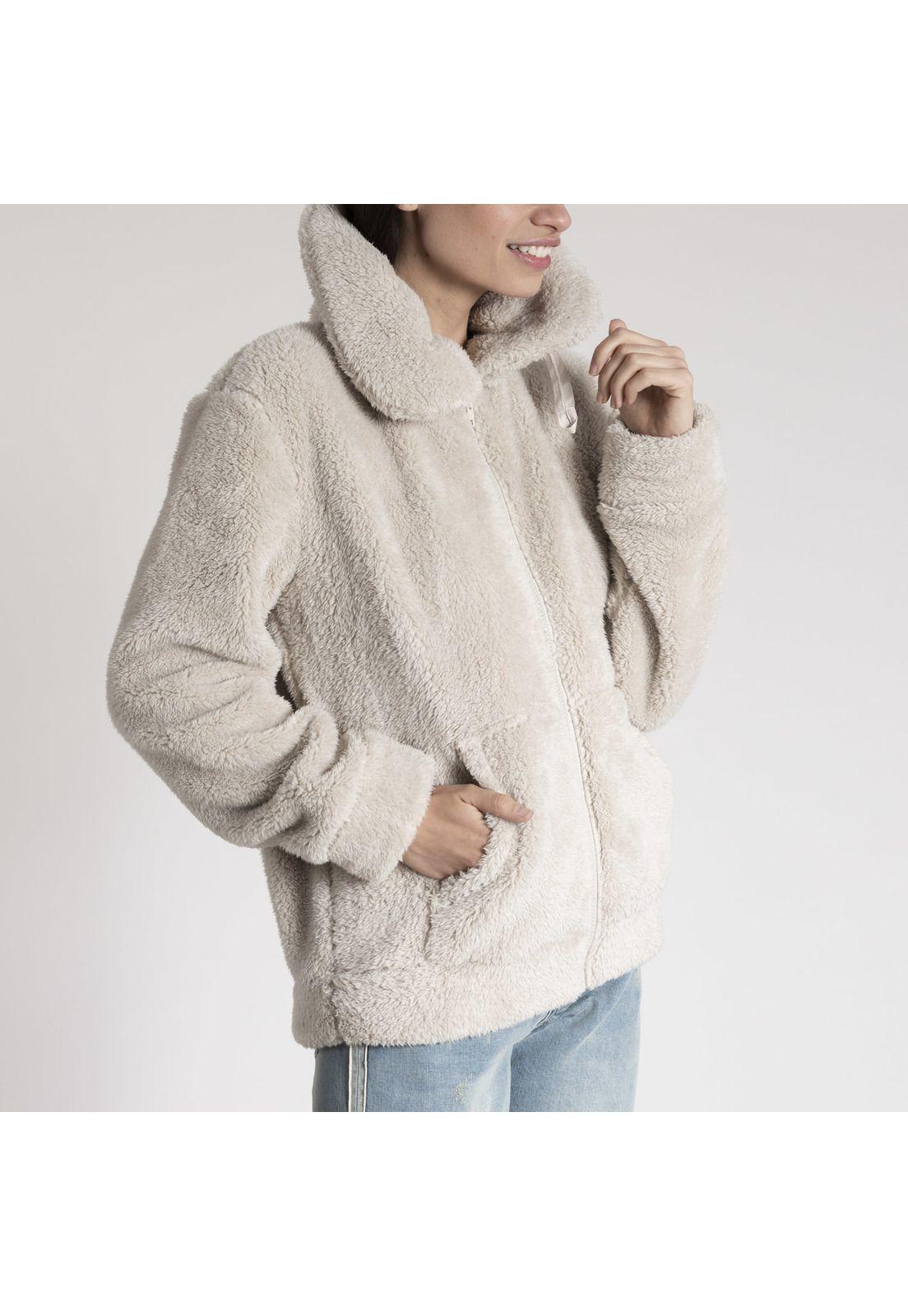 Polar Mujer Girasol Poliéster Beige-1