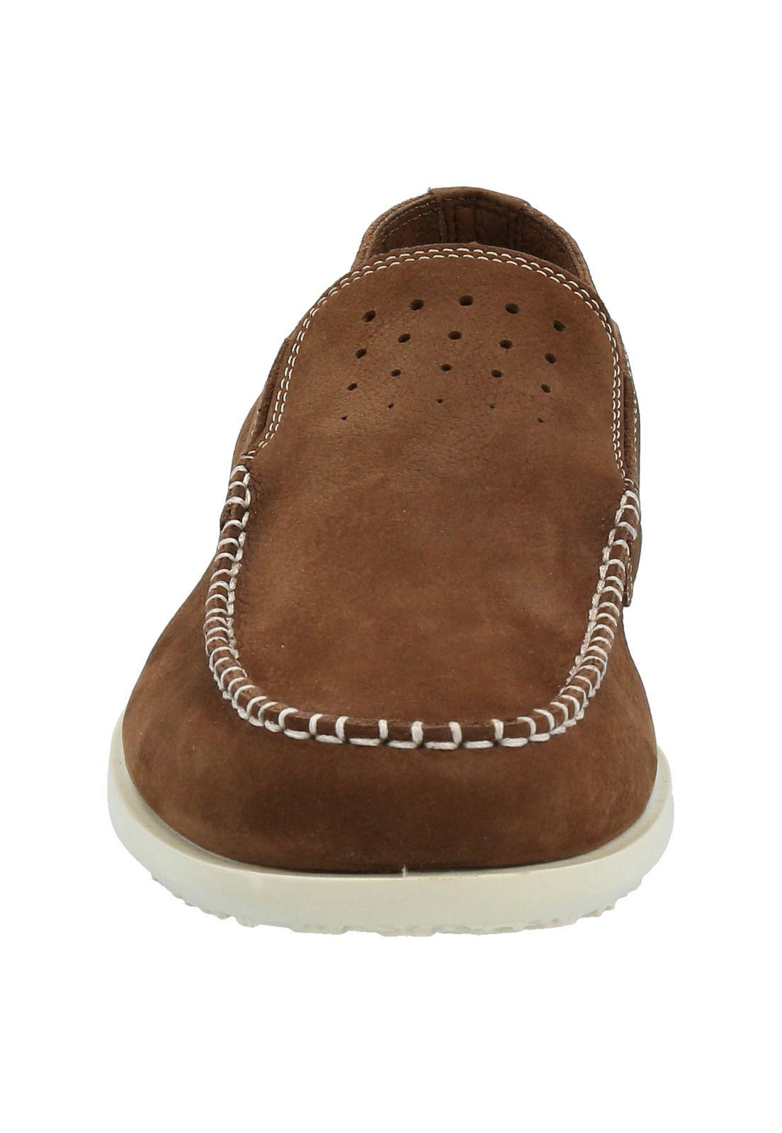 Mocasín Cuero Hombre Sambor Café-2