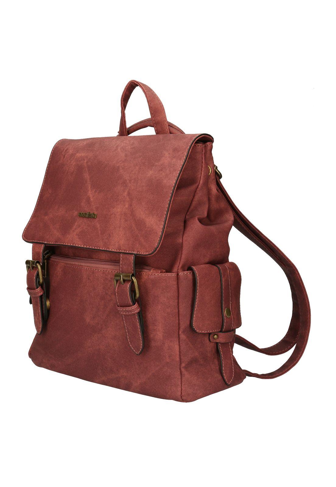 Mochila Mujer Rexi Backbag Burdeo-1