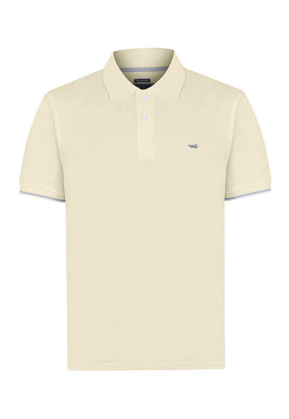 Polera Algodón Org Amarillo Mitchell Hombre -0