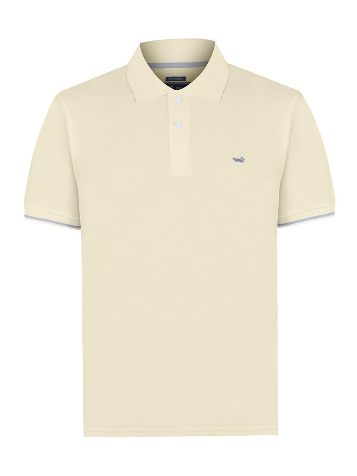 Polera Algodón Org Amarillo Mitchell Hombre -0