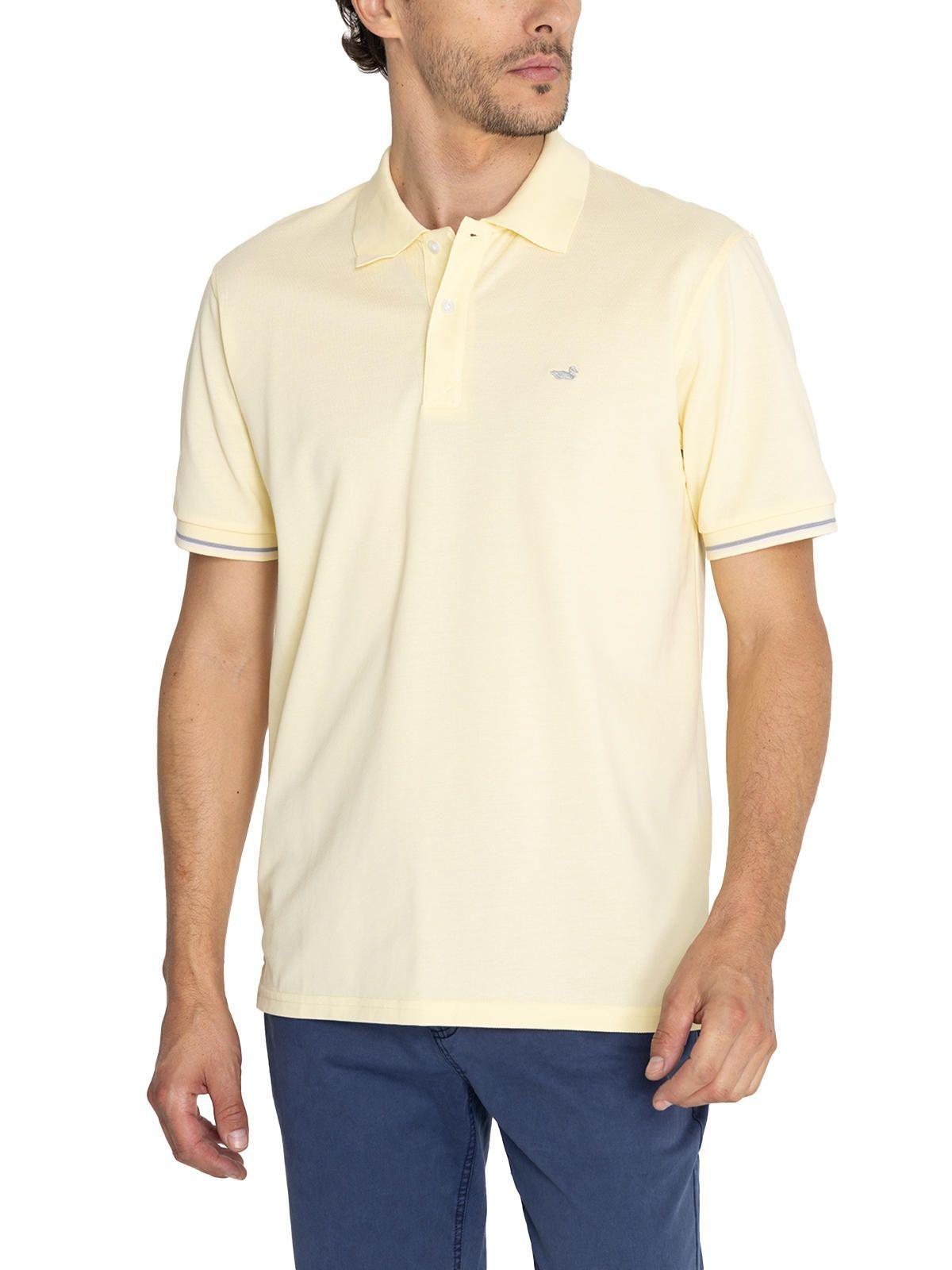 Polera Algodón Org Amarillo Mitchell Hombre -4