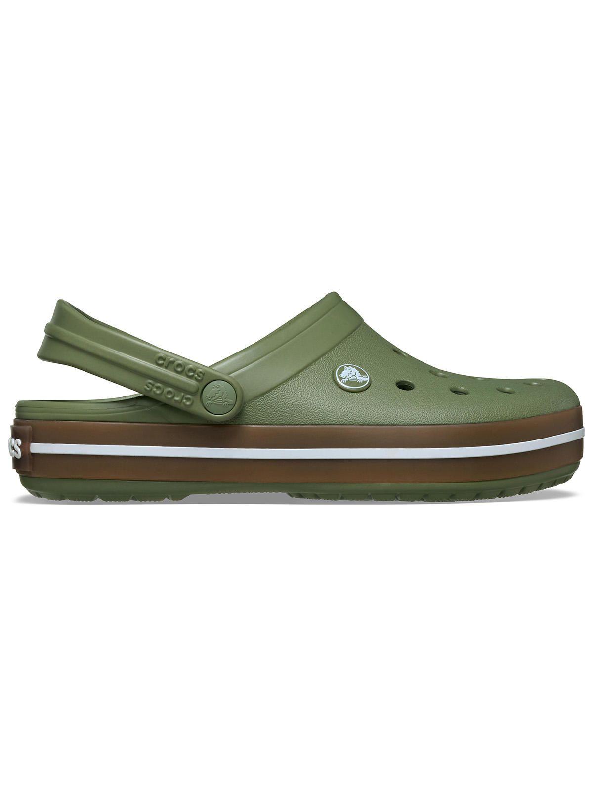 Zueco Unisex Crocband Gum Clog Verde-0