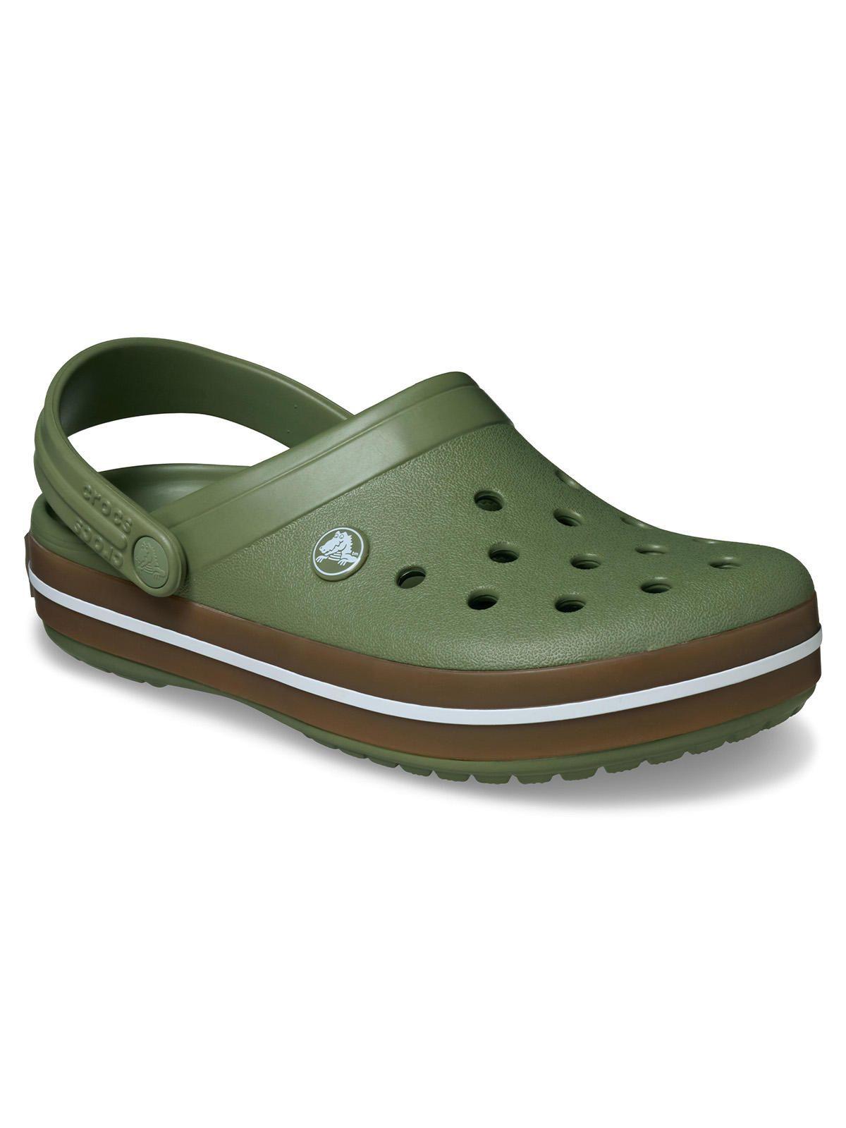 Zueco Unisex Crocband Gum Clog Verde-1
