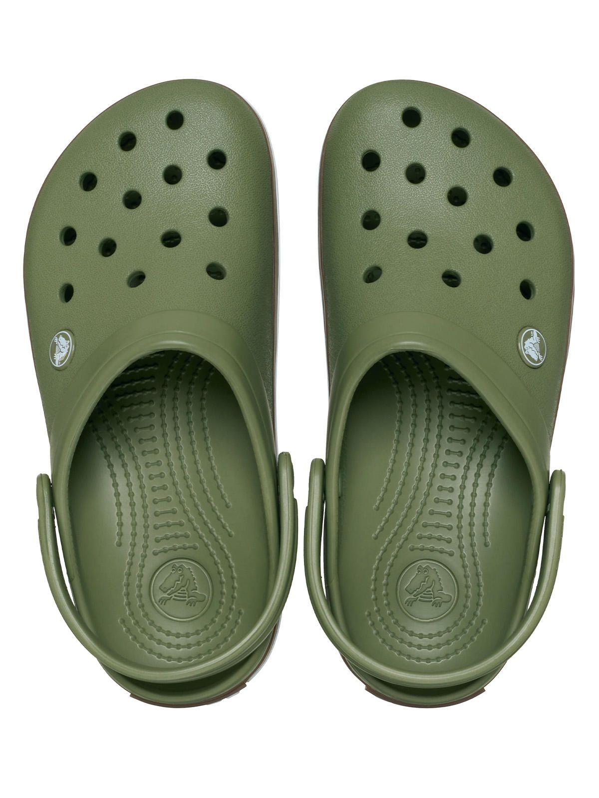 Zueco Unisex Crocband Gum Clog Verde-3