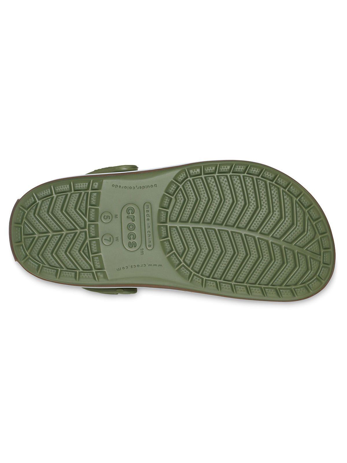 Zueco Unisex Crocband Gum Clog Verde-5