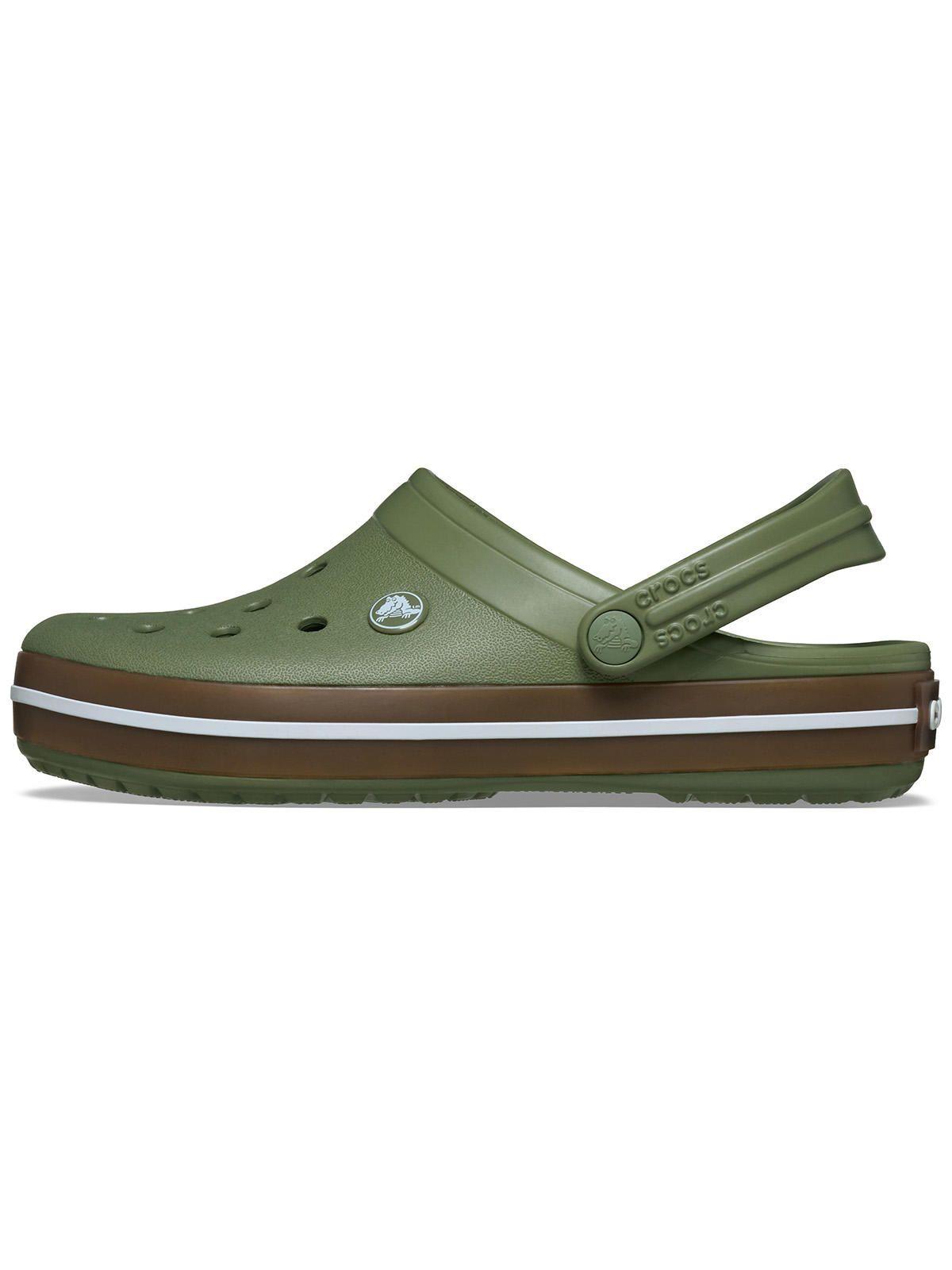 Zueco Unisex Crocband Gum Clog Verde-6