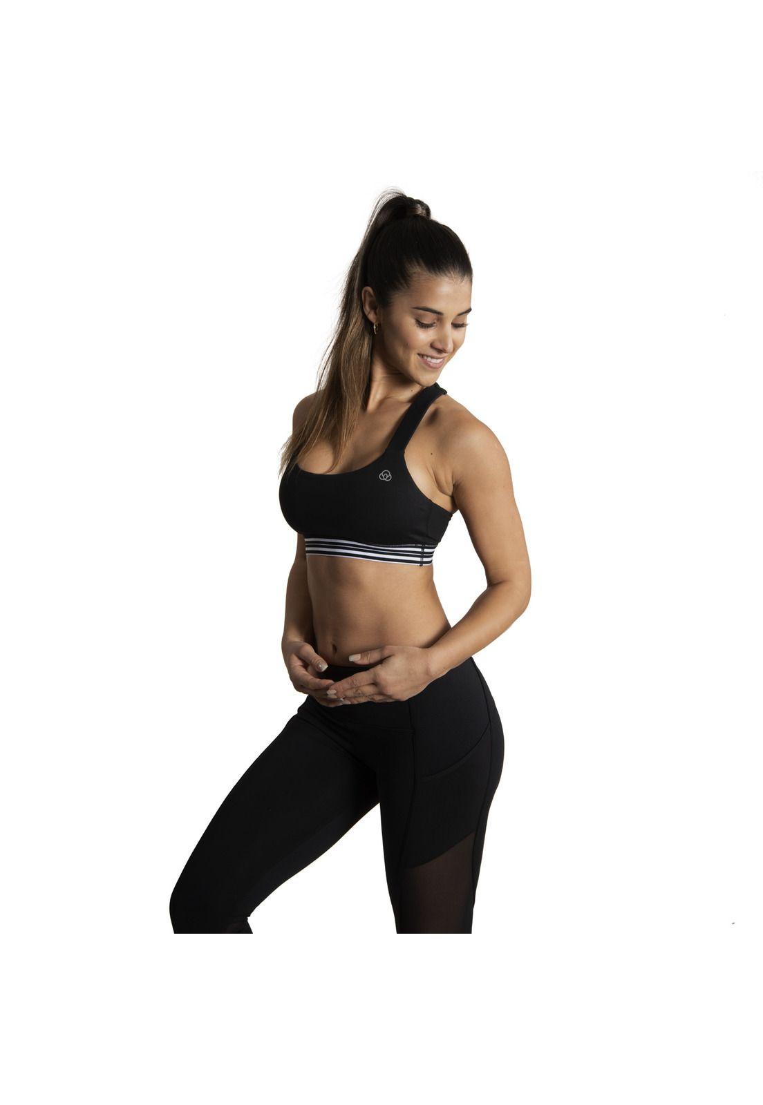 Peto 3Stripes Bra  Negro-0