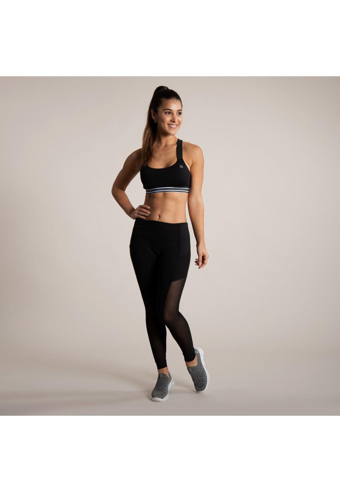 Peto 3Stripes Bra  Negro-2