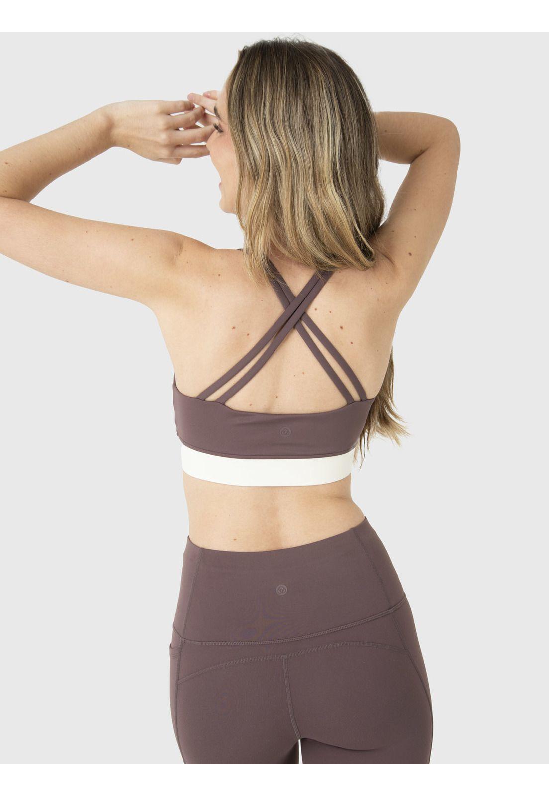 Peto Deportivo Mujer Low Support Café-3