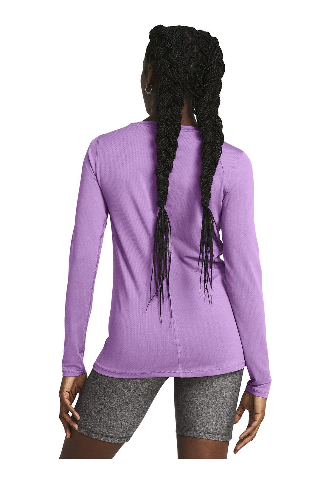 Primera capa HeatGear® Armor mujer Morado-4