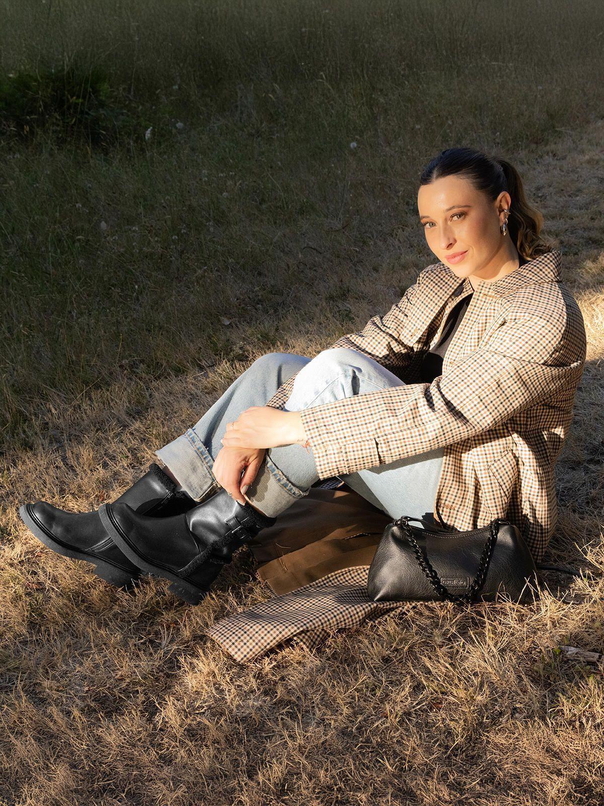 Bota Mujer Belina Negro-1