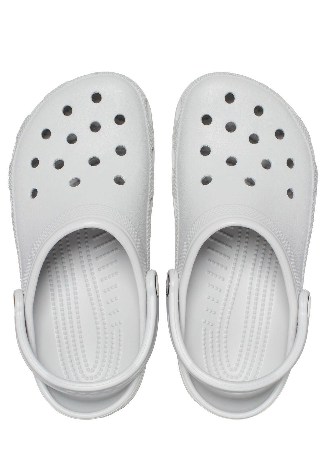 Zueco Crocs Mujer Classic Clog Gris-4