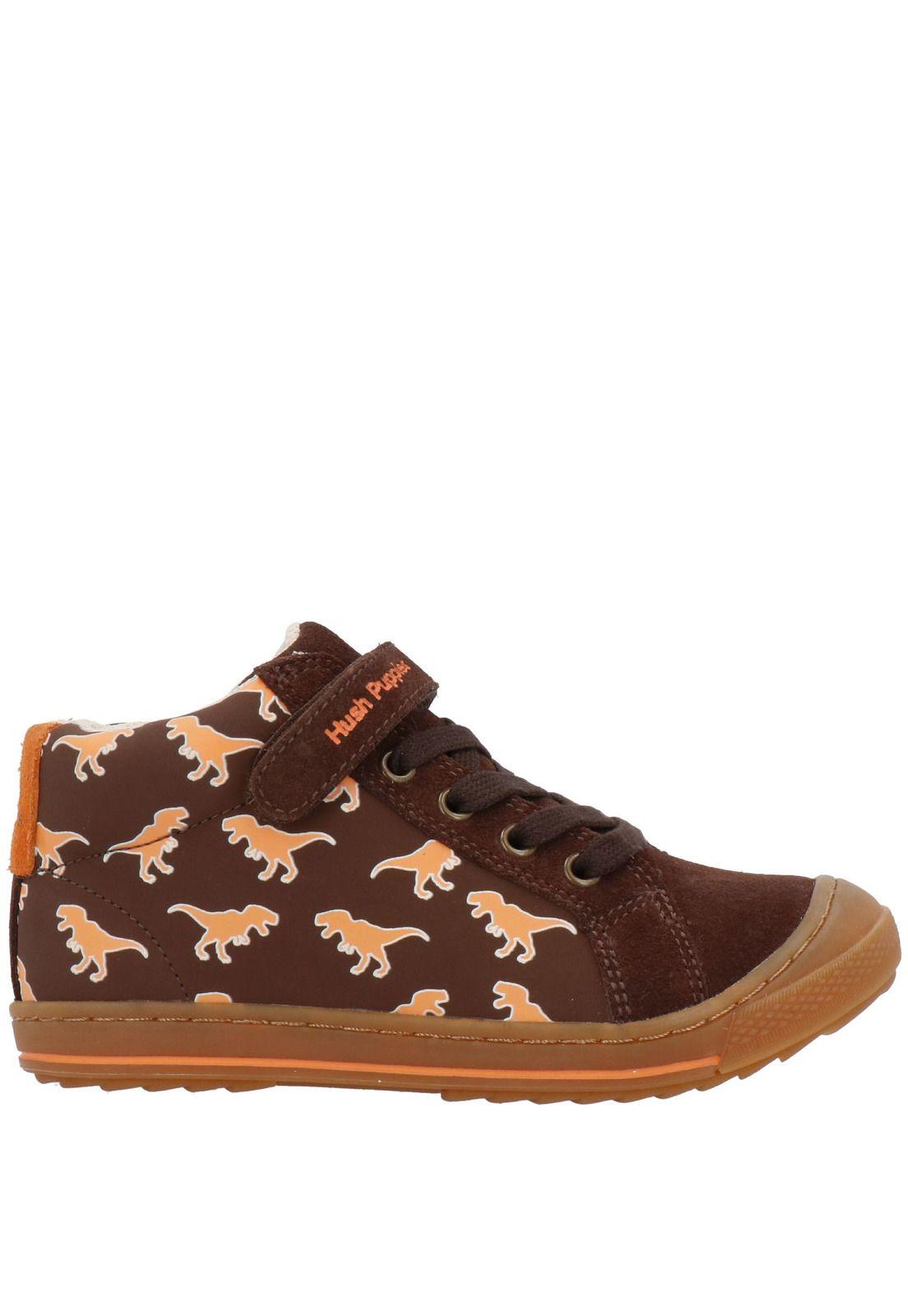 Zapatilla  Niño Aquiles Café-1