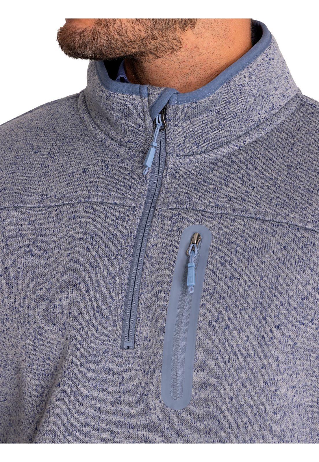 Polar Fibras Recicladas Hombre Arizhalf Azul-7