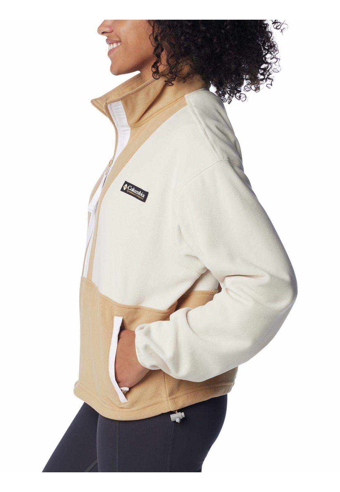 Polar Mujer Back Bowl Fleece Blanco-1