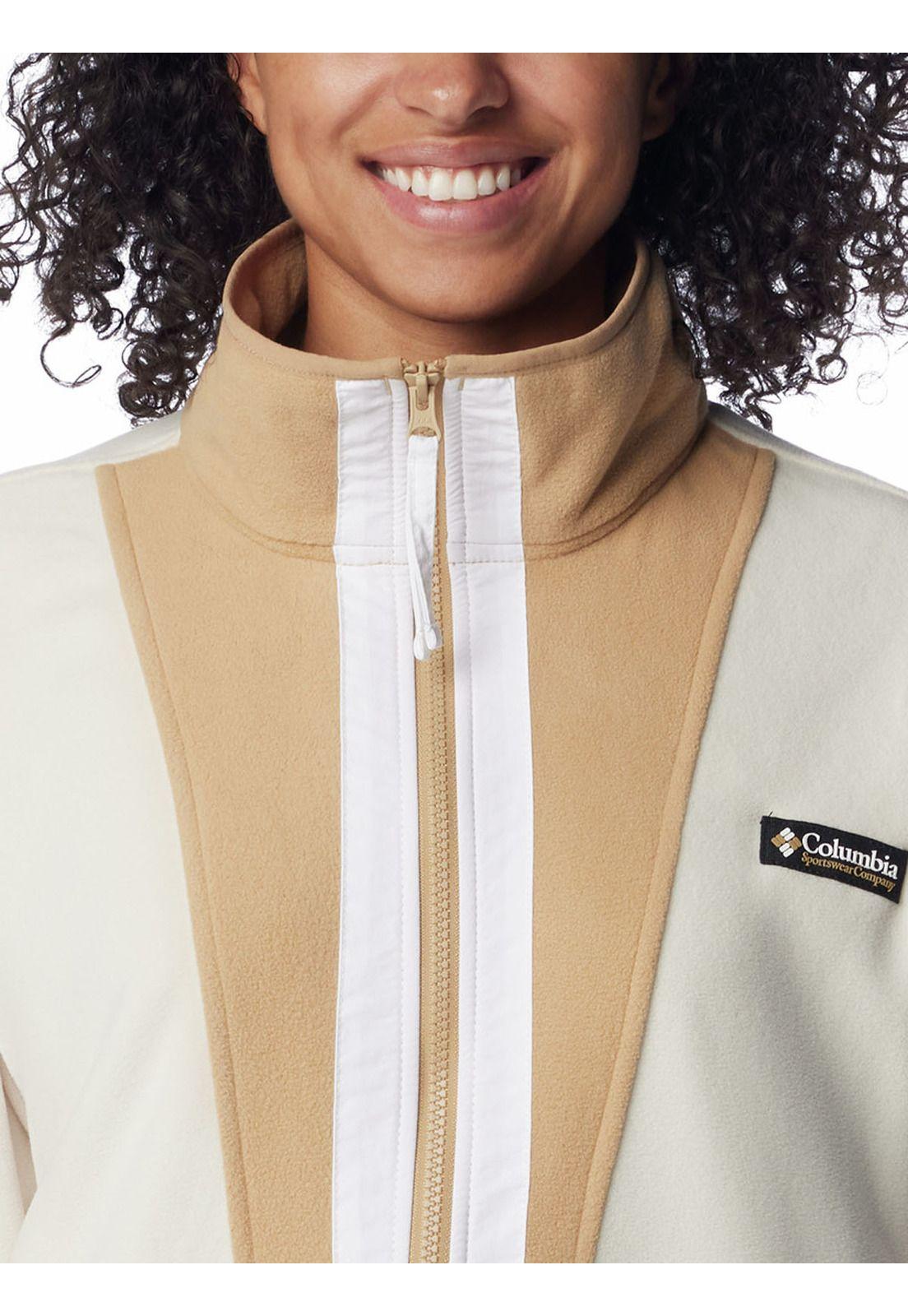 Polar Mujer Back Bowl Fleece Blanco-3