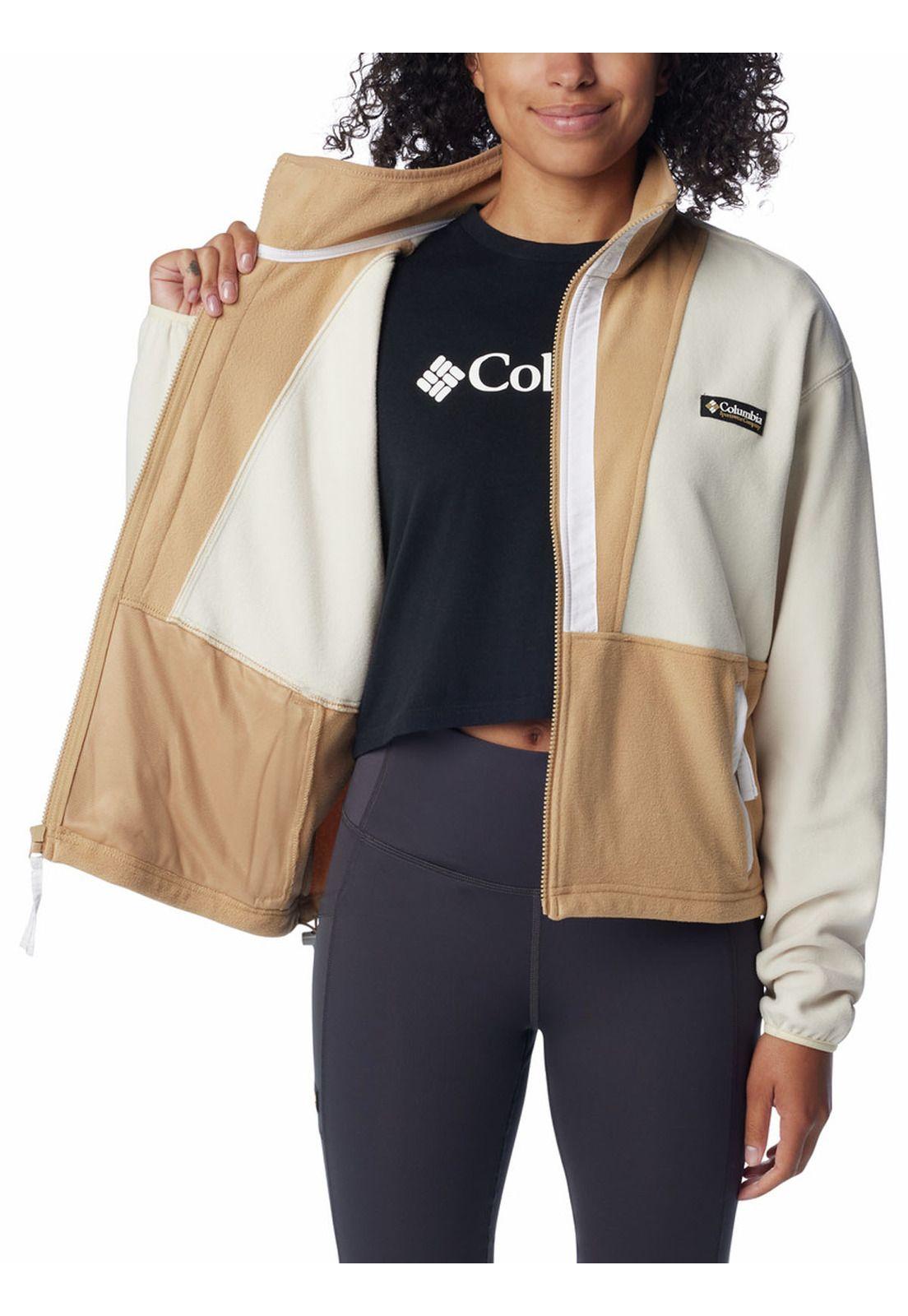 Polar Mujer Back Bowl Fleece Blanco-4