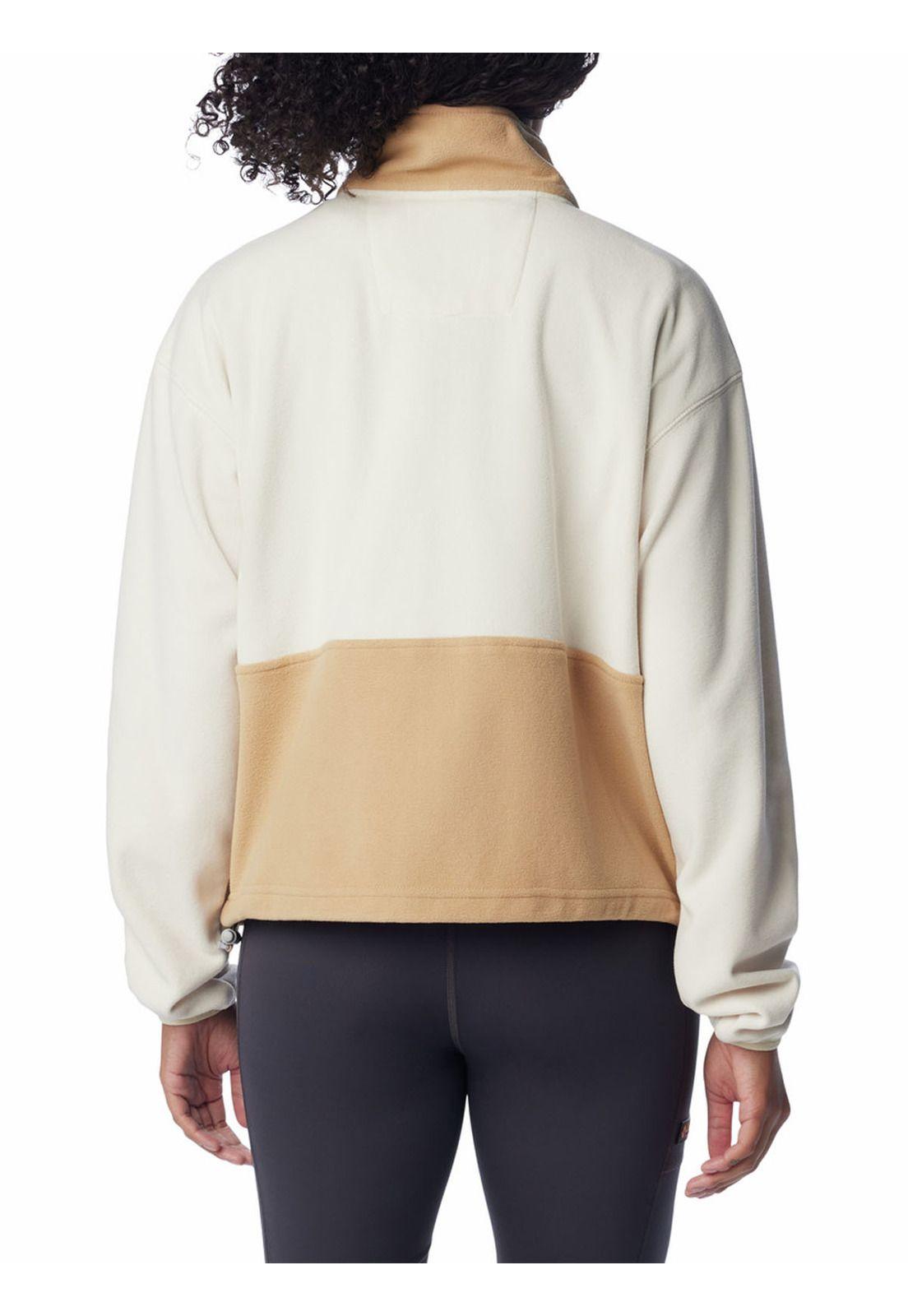 Polar Mujer Back Bowl Fleece Blanco-7