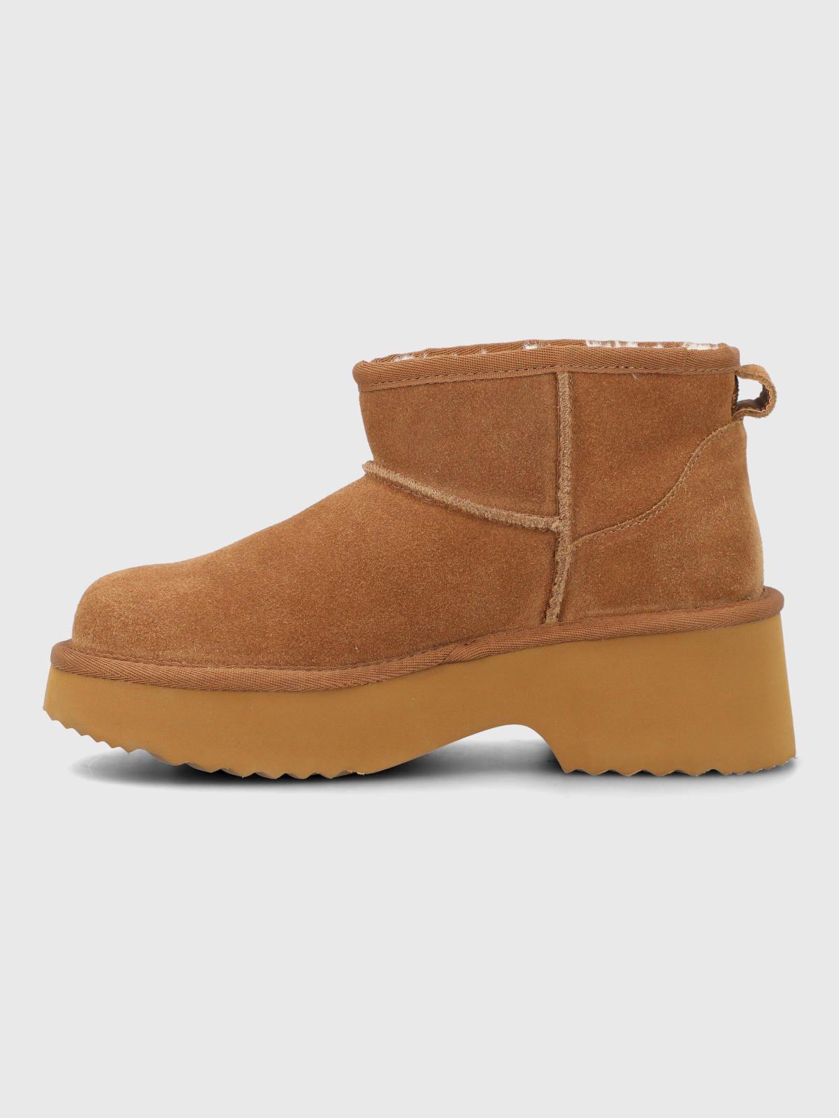 Botin Cuero Mujer Erla Café-4