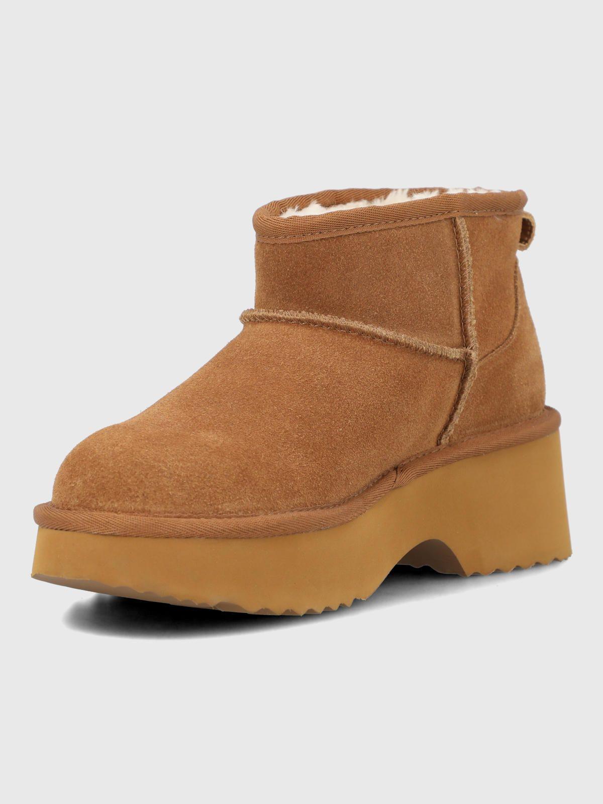 Botin Cuero Mujer Erla Café-5