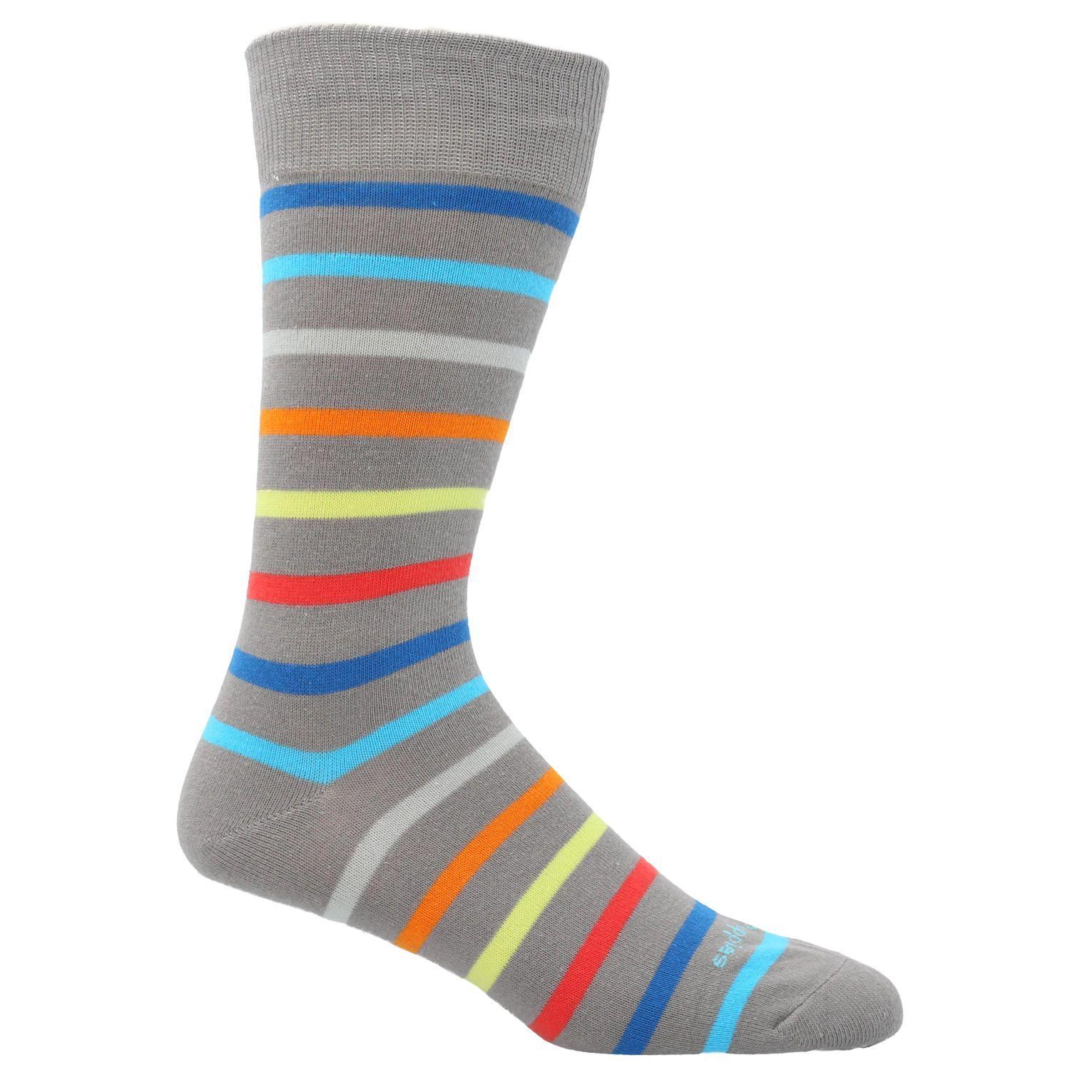 Calcetín Algodón Hombre Colorline Gris-0
