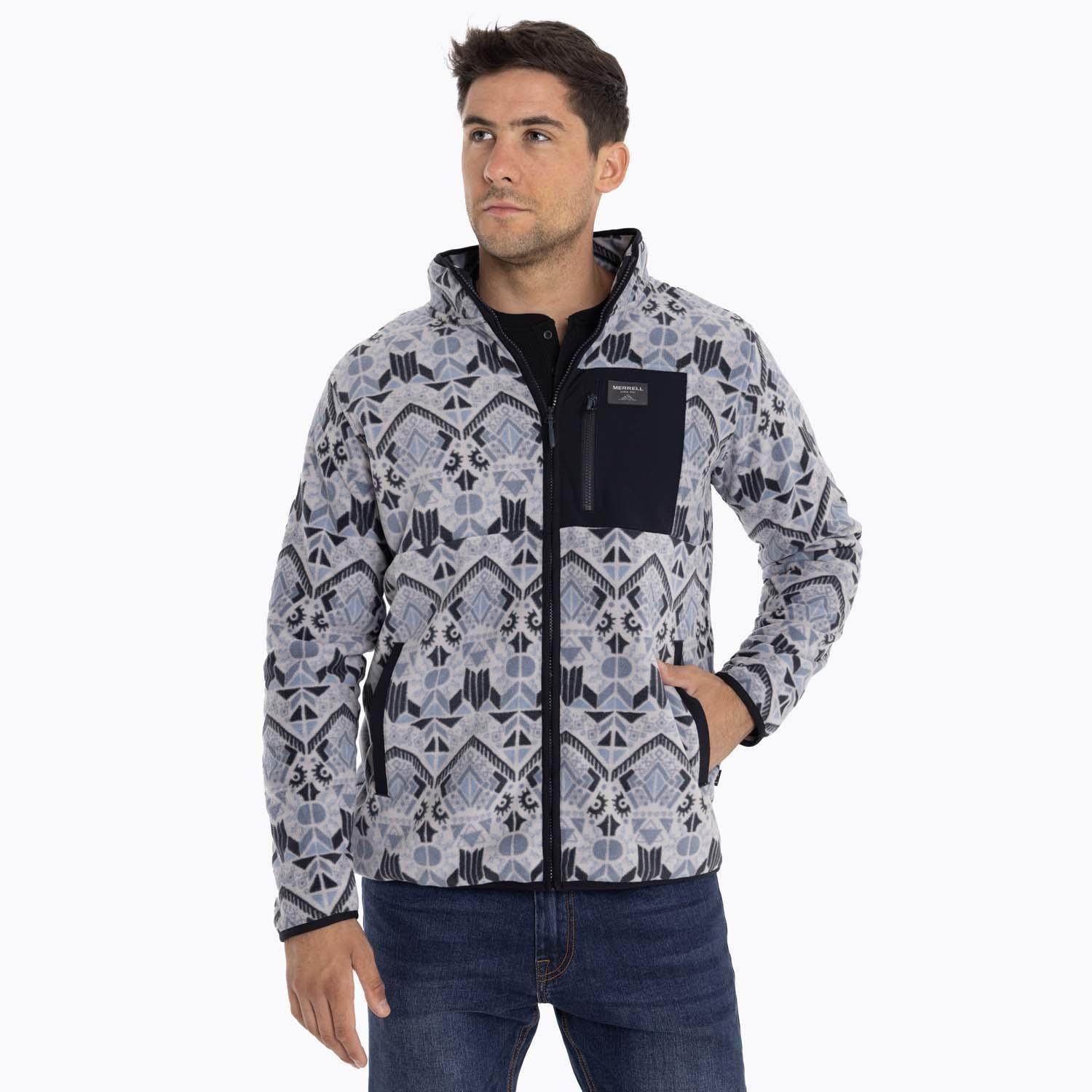 Polar Hombre San Lorenz Microflee Azul claro Merrell-0