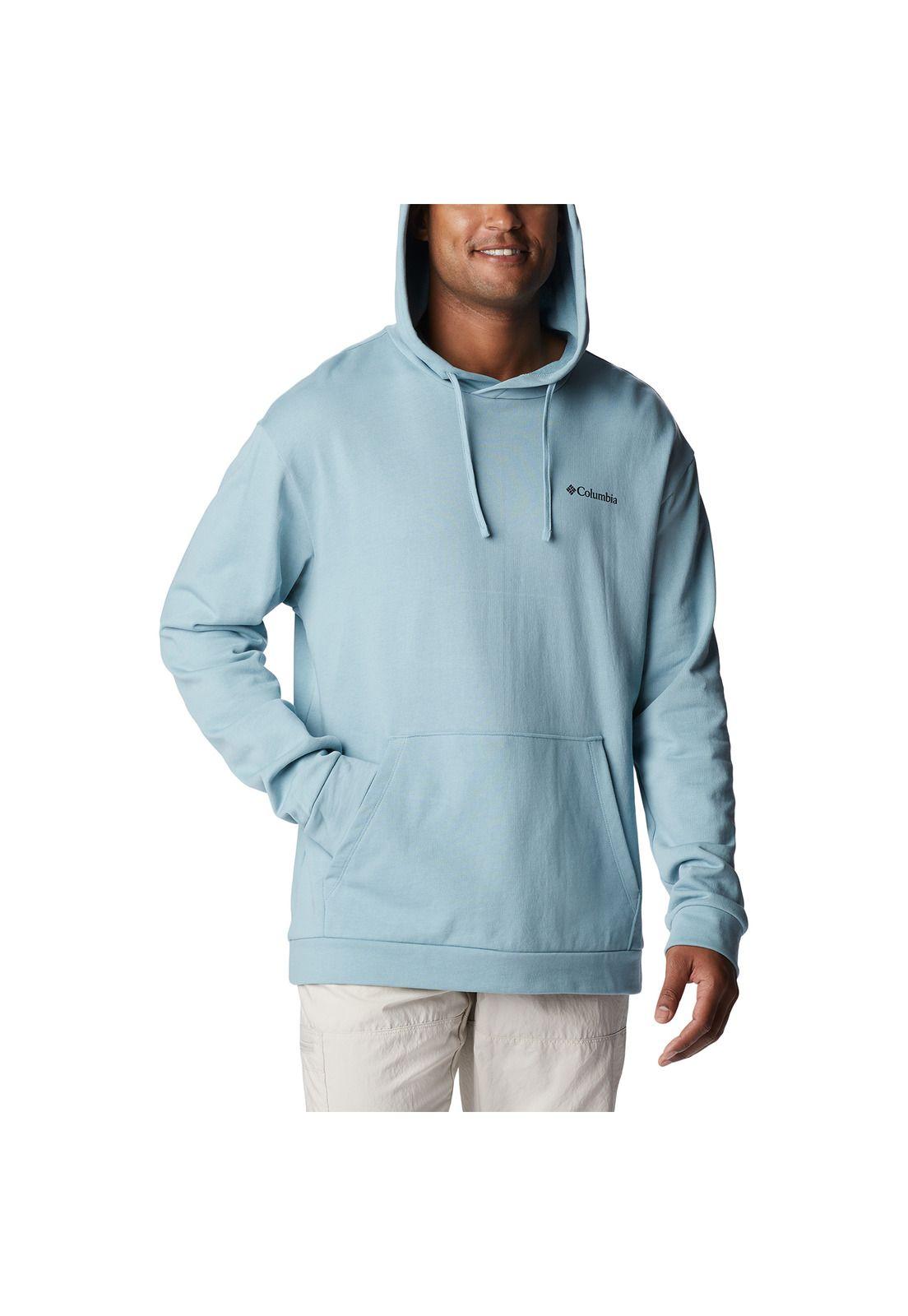 Polerón Break It Down Hoodie Celeste Hombre-3