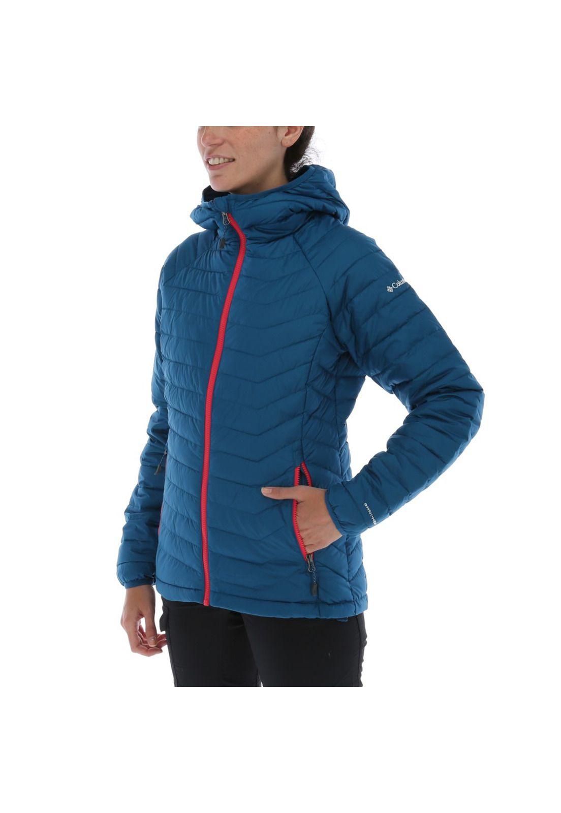 Parka Mujer Powder Lite Hooded Azul-1