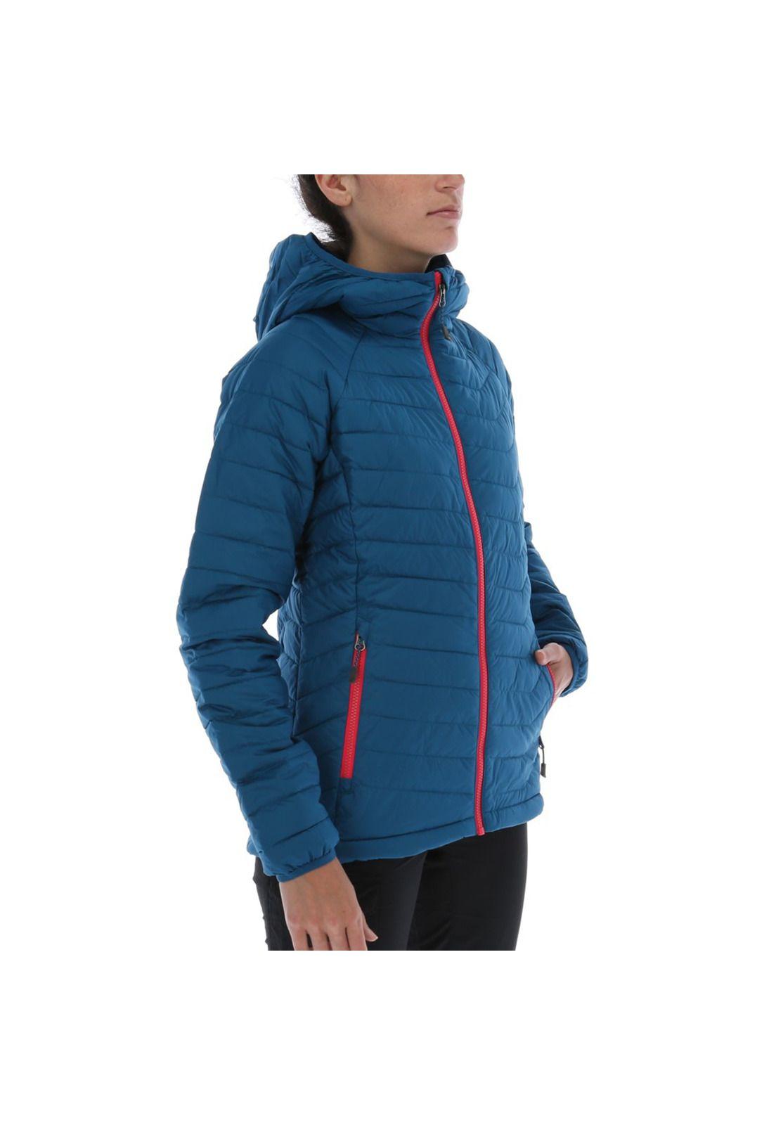 Parka Mujer Powder Lite Hooded Azul-2