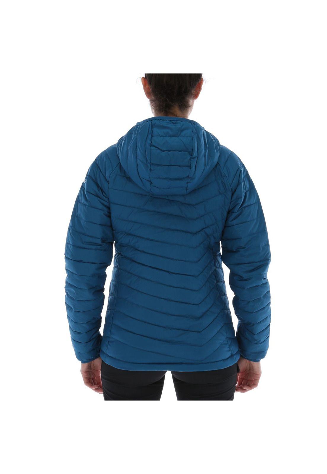 Parka Mujer Powder Lite Hooded Azul-3