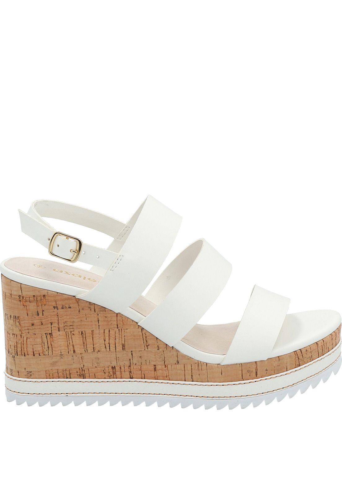 Sandalia Mujer Gertrud Blanco-1