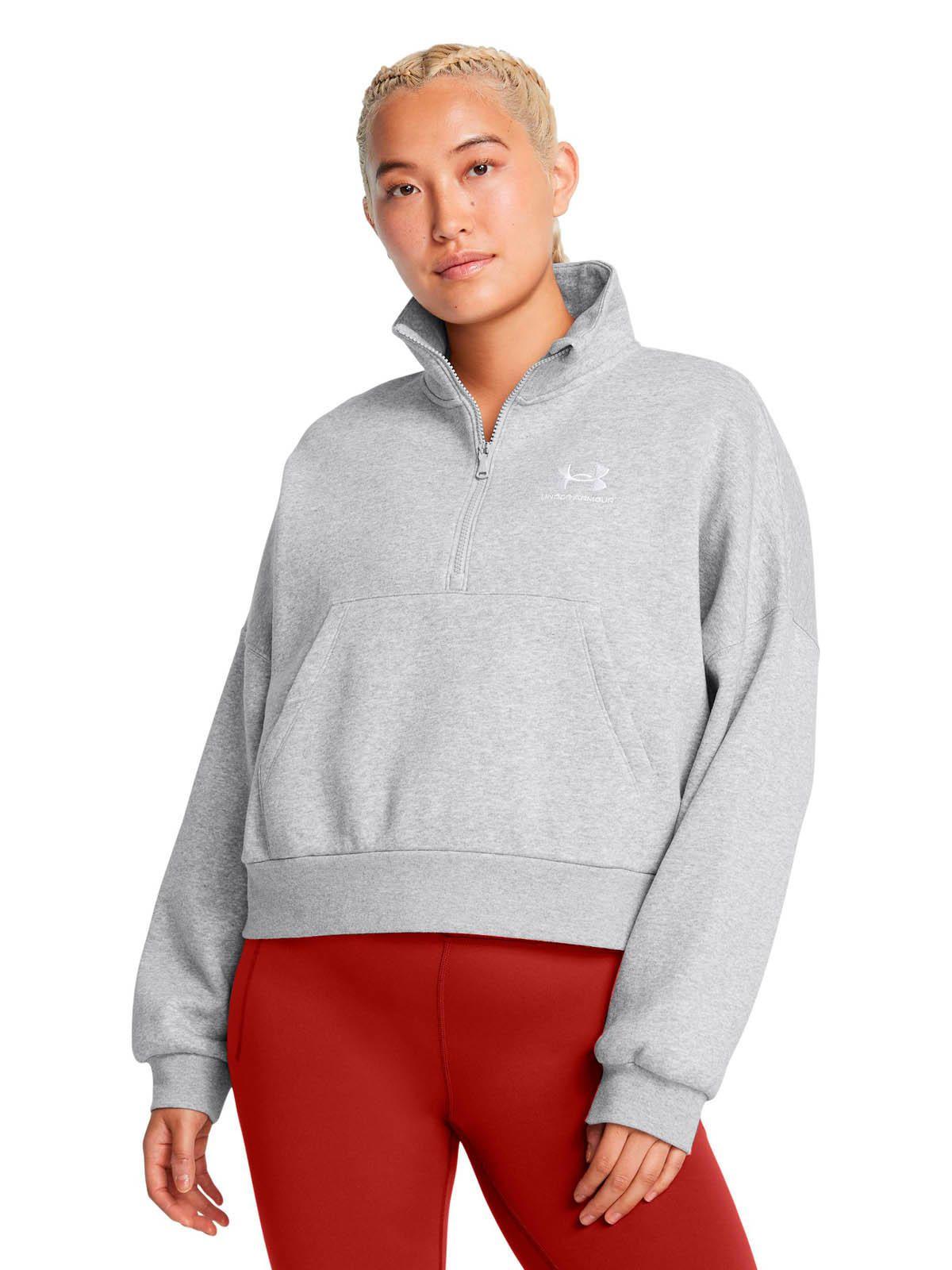 Polerón Lifestyle  mujer Icon Fleece OS gris -3