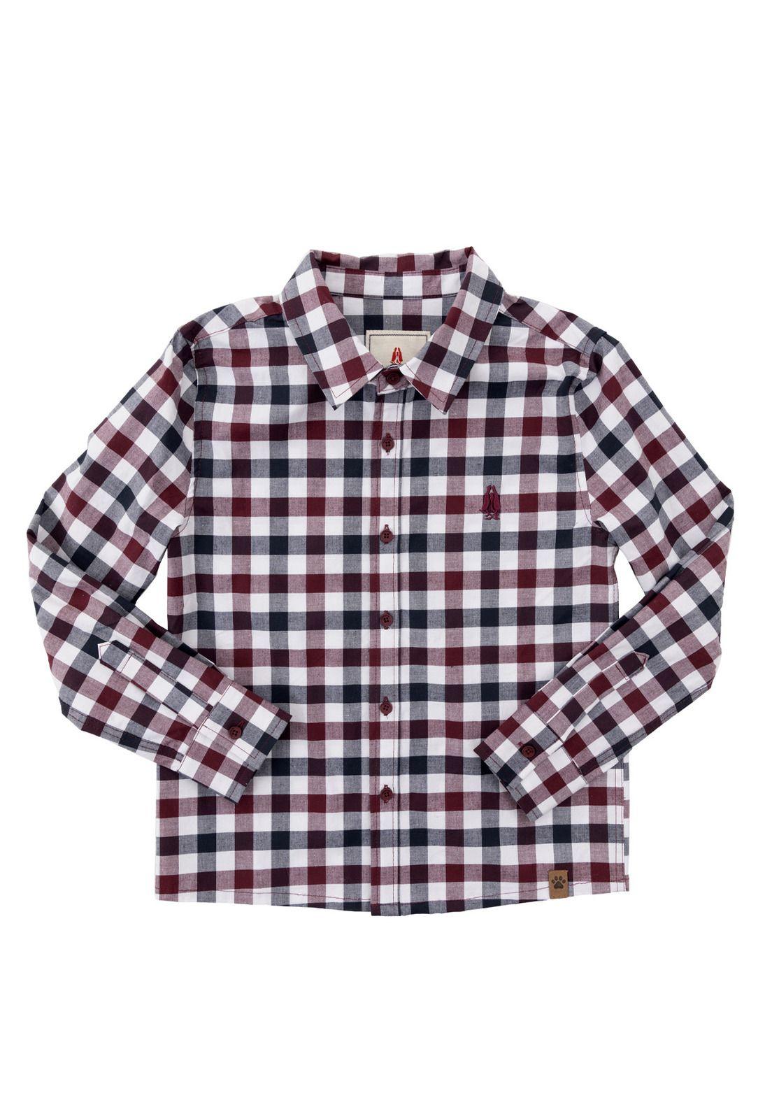 Camisa Manga Larga Collie Niño Rojo-0