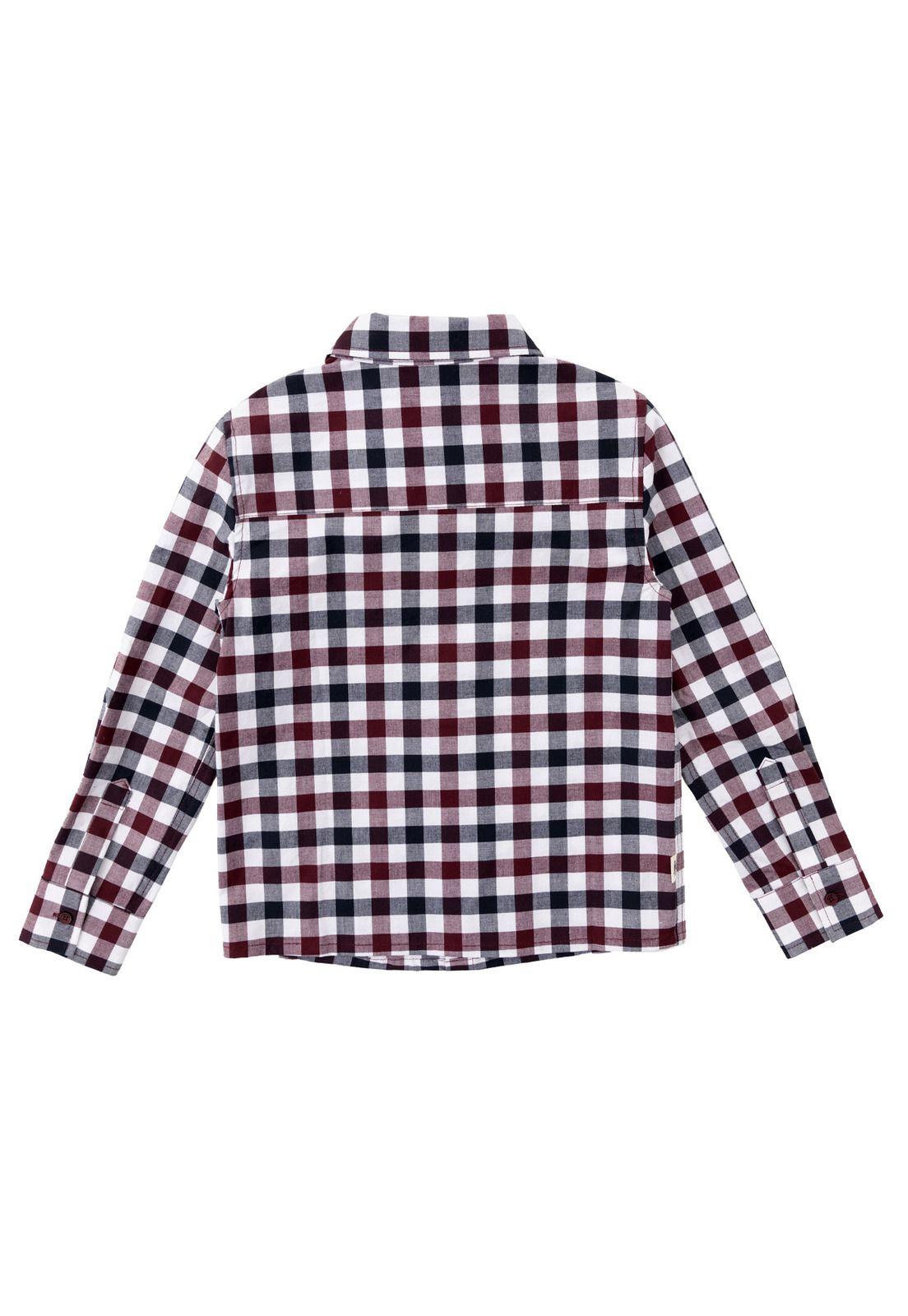 Camisa Manga Larga Collie Niño Rojo-5