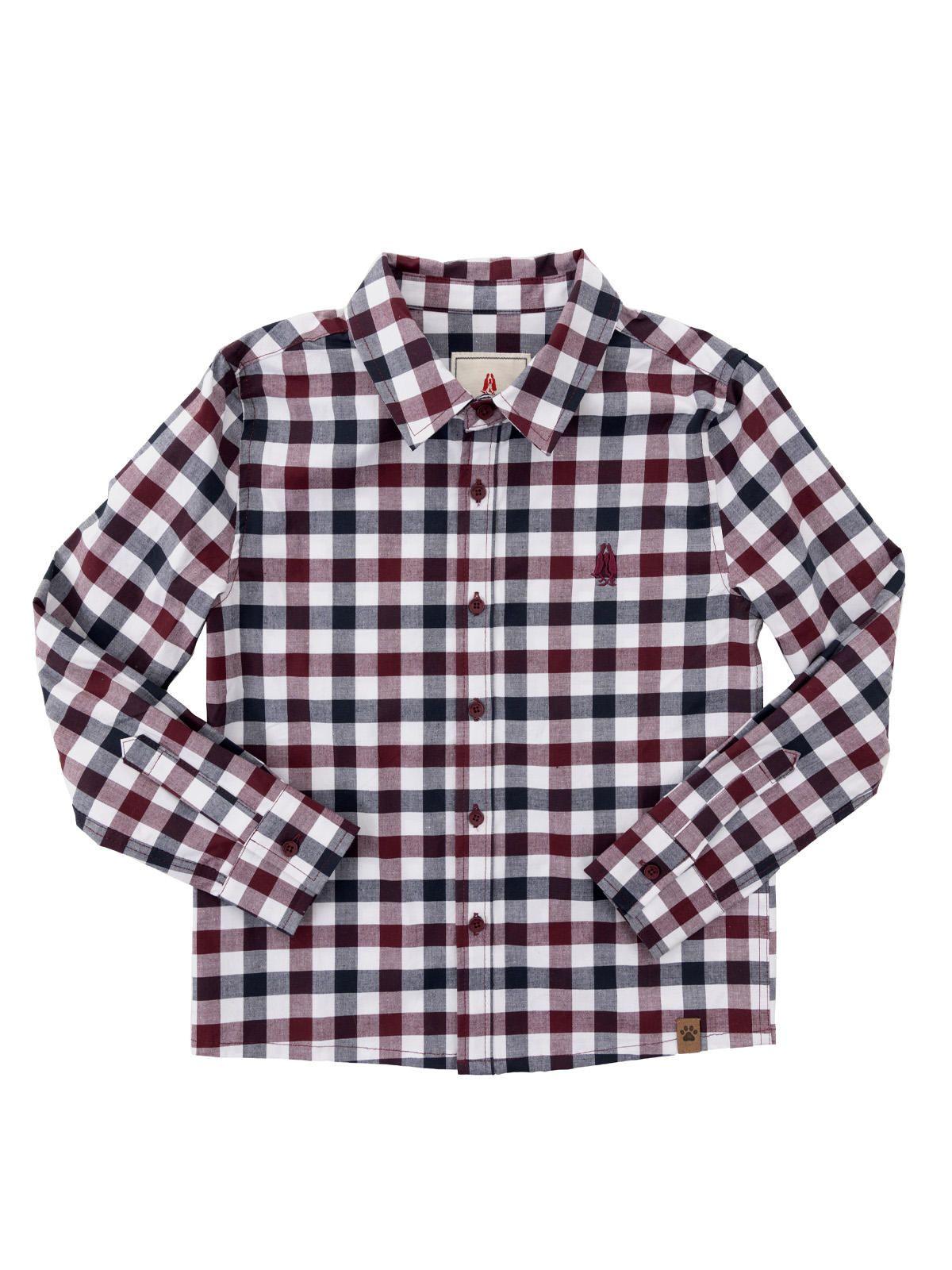 Camisa Manga Larga Collie Niño Rojo-0