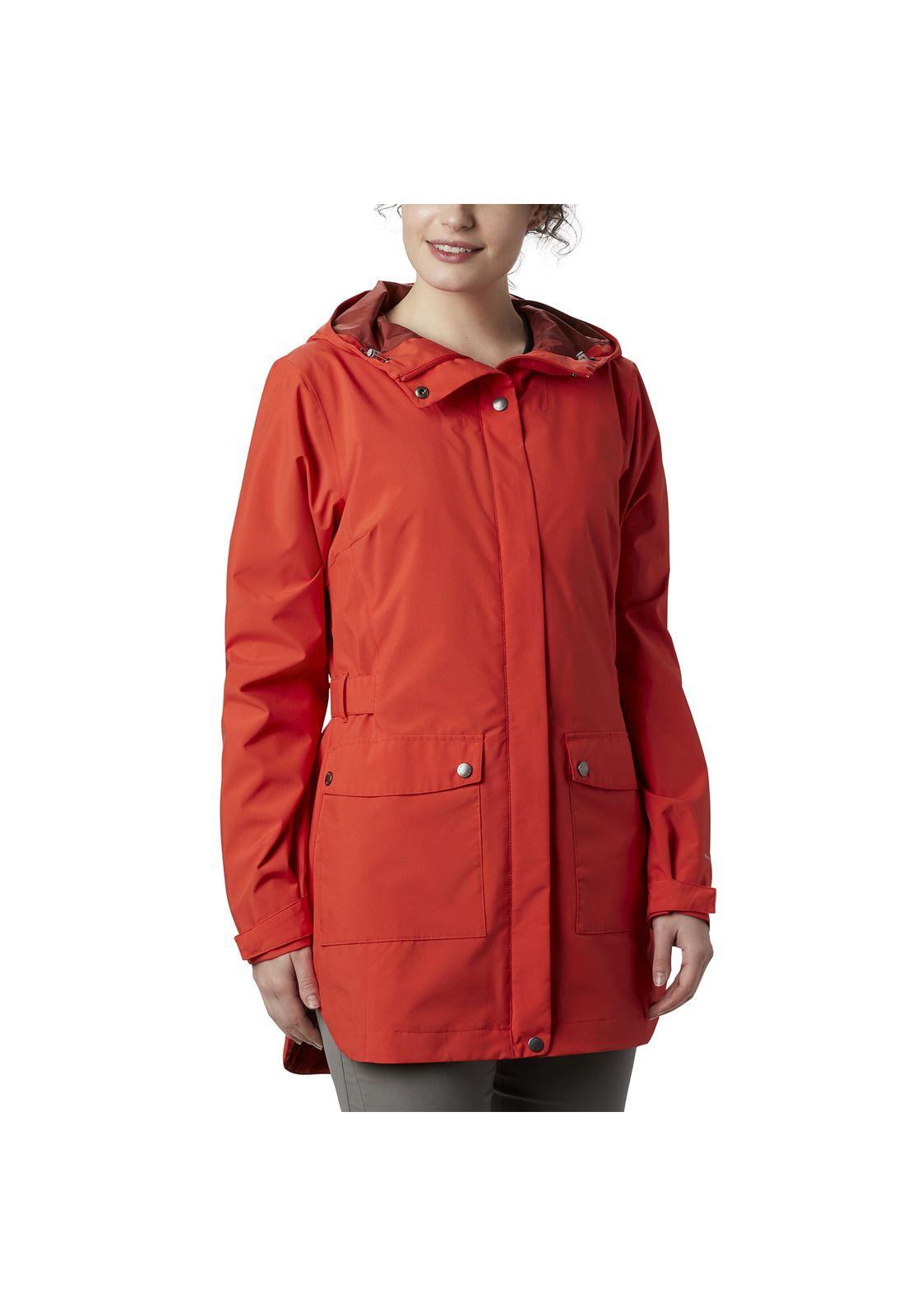 Cortaviento Mujer Here And There Jkt Polyester Naranja-0