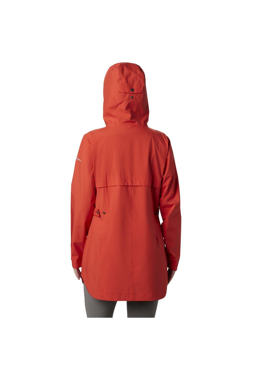 Cortaviento Mujer Here And There Jkt Polyester Naranja-1