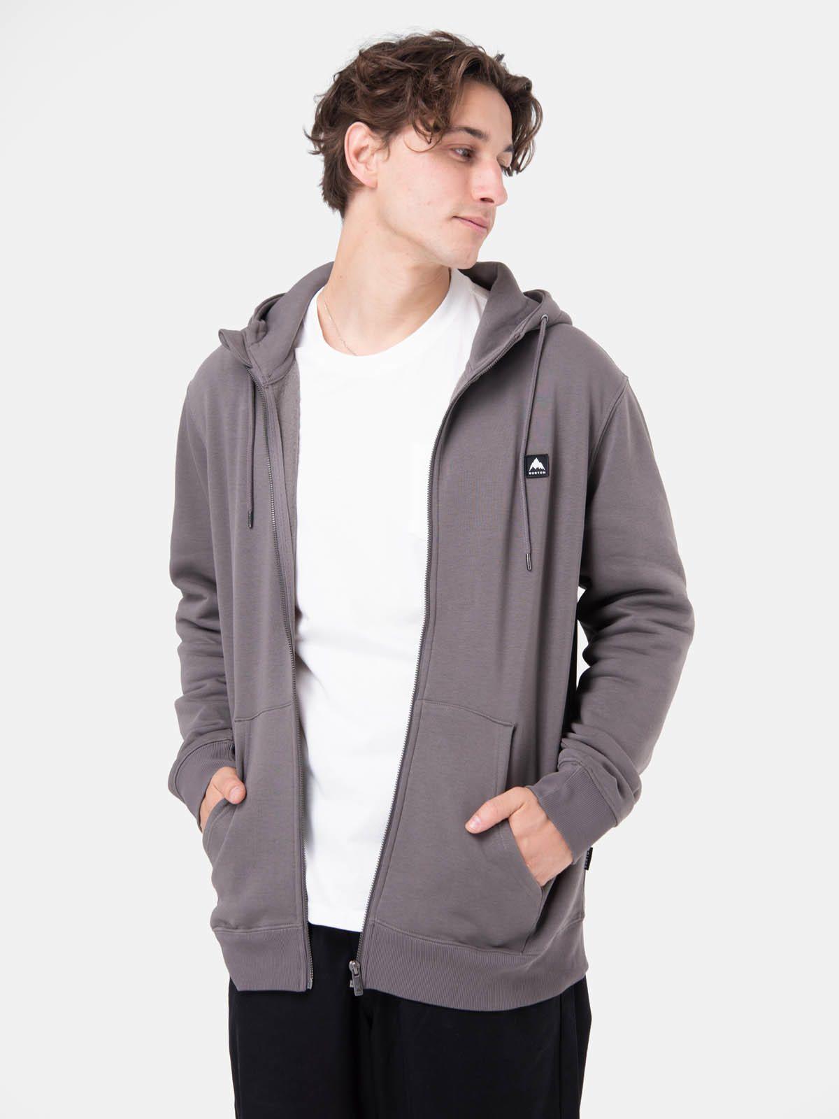 Poleron Hombre Emblem Full Zip Gris -0