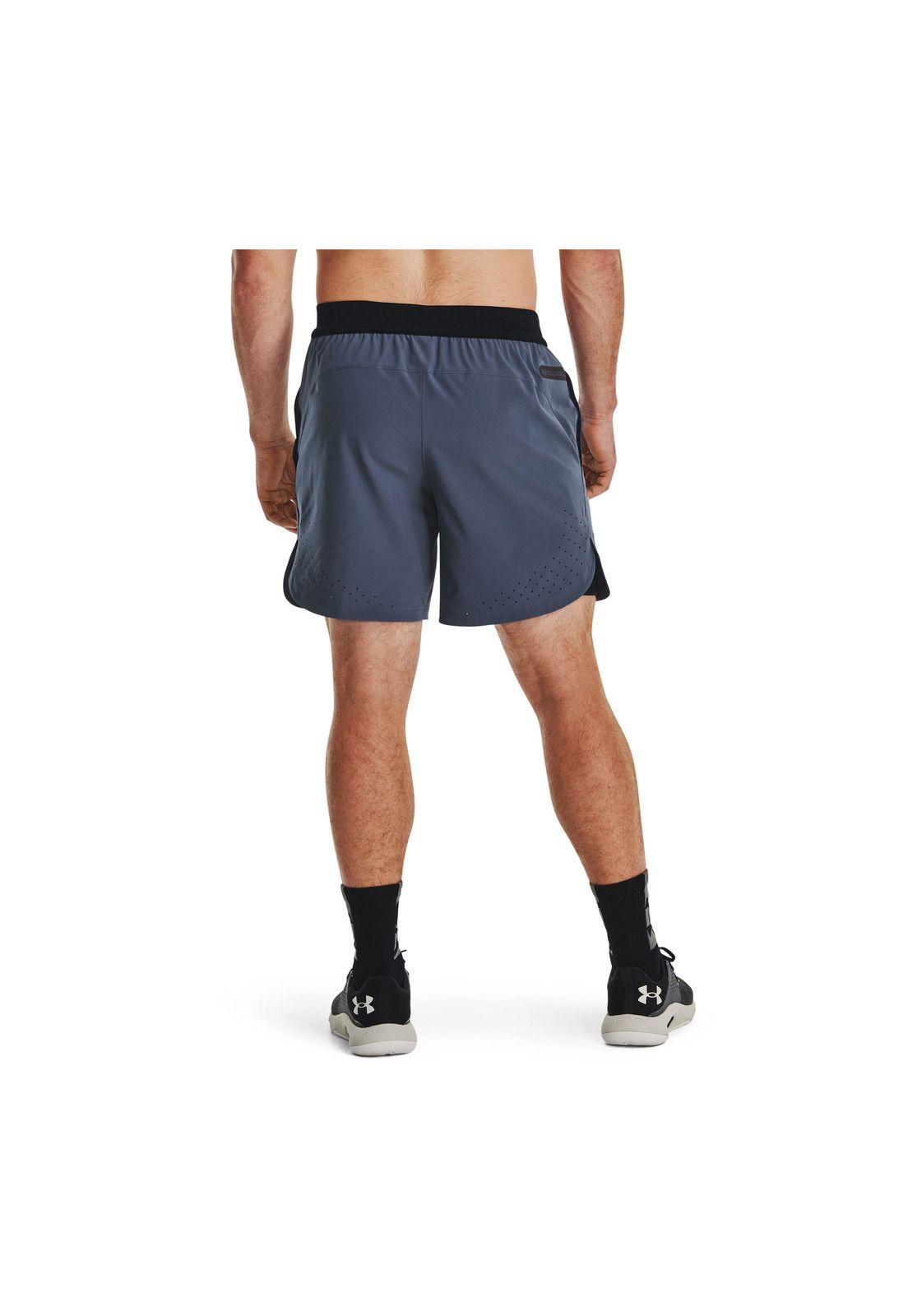 Short Training Peak Woven Gris Hombre-4