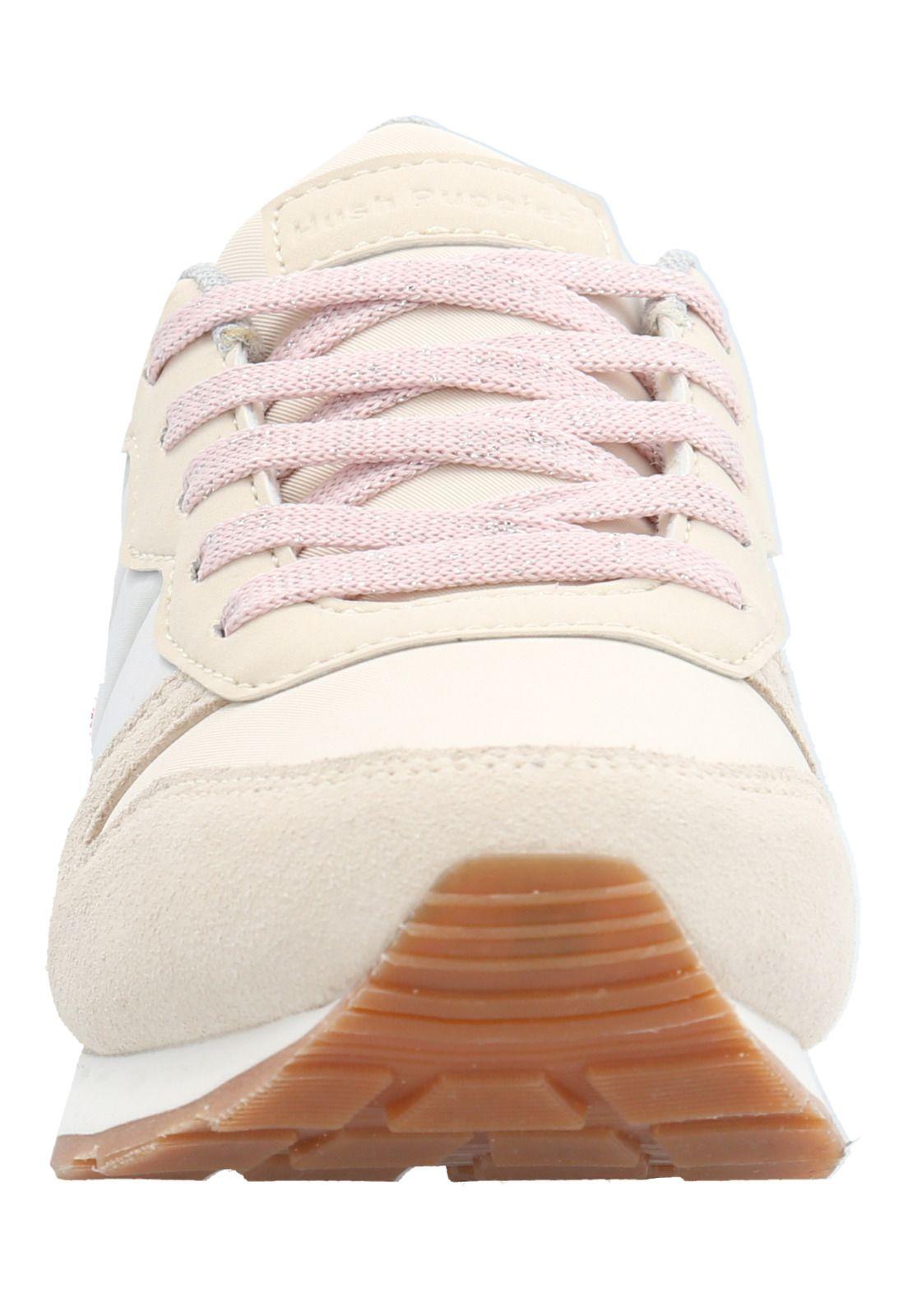 Zapatilla Cuero Janet-K Niña Beige-4