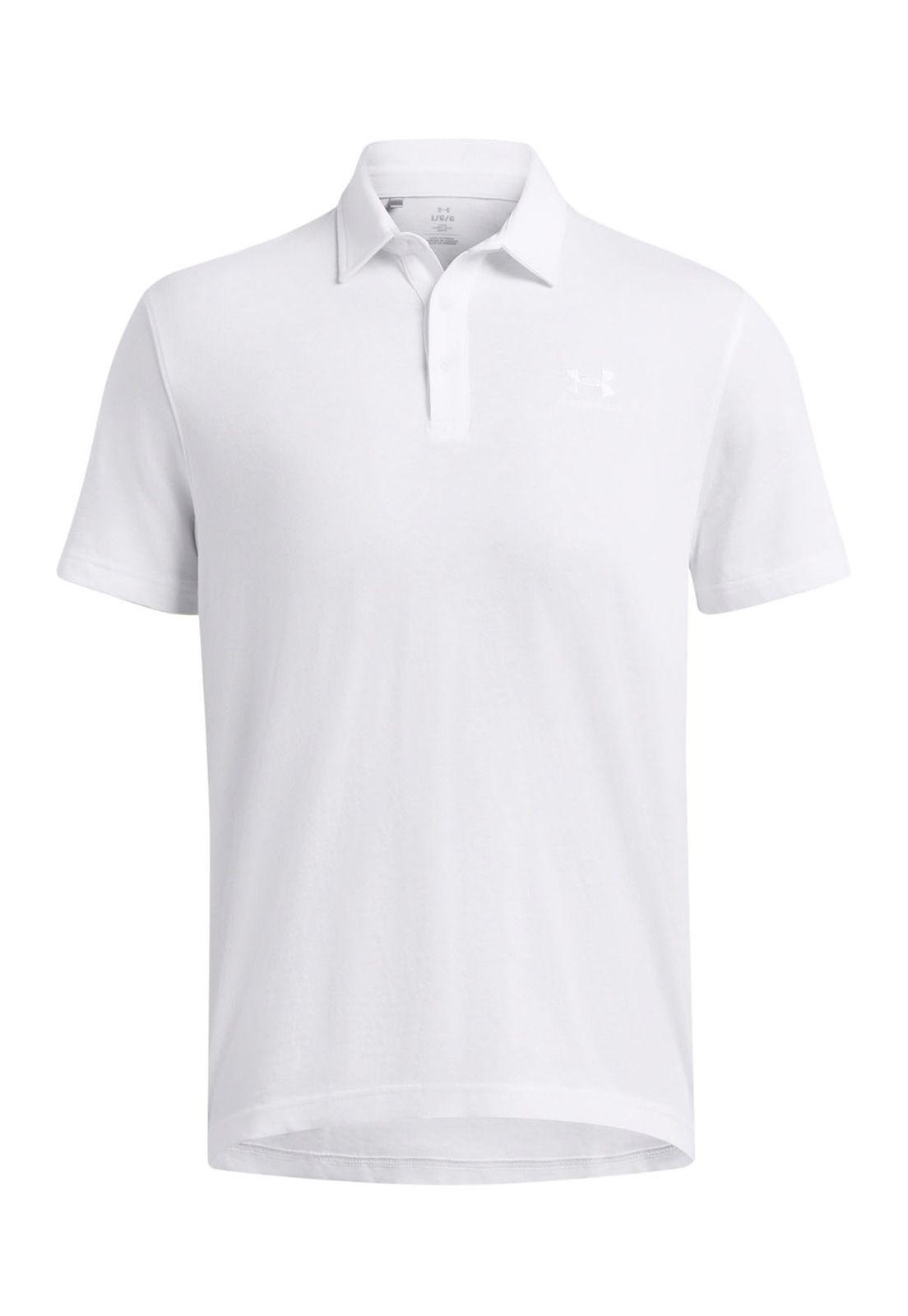 Polo UA Icon para hombre Blanco-0